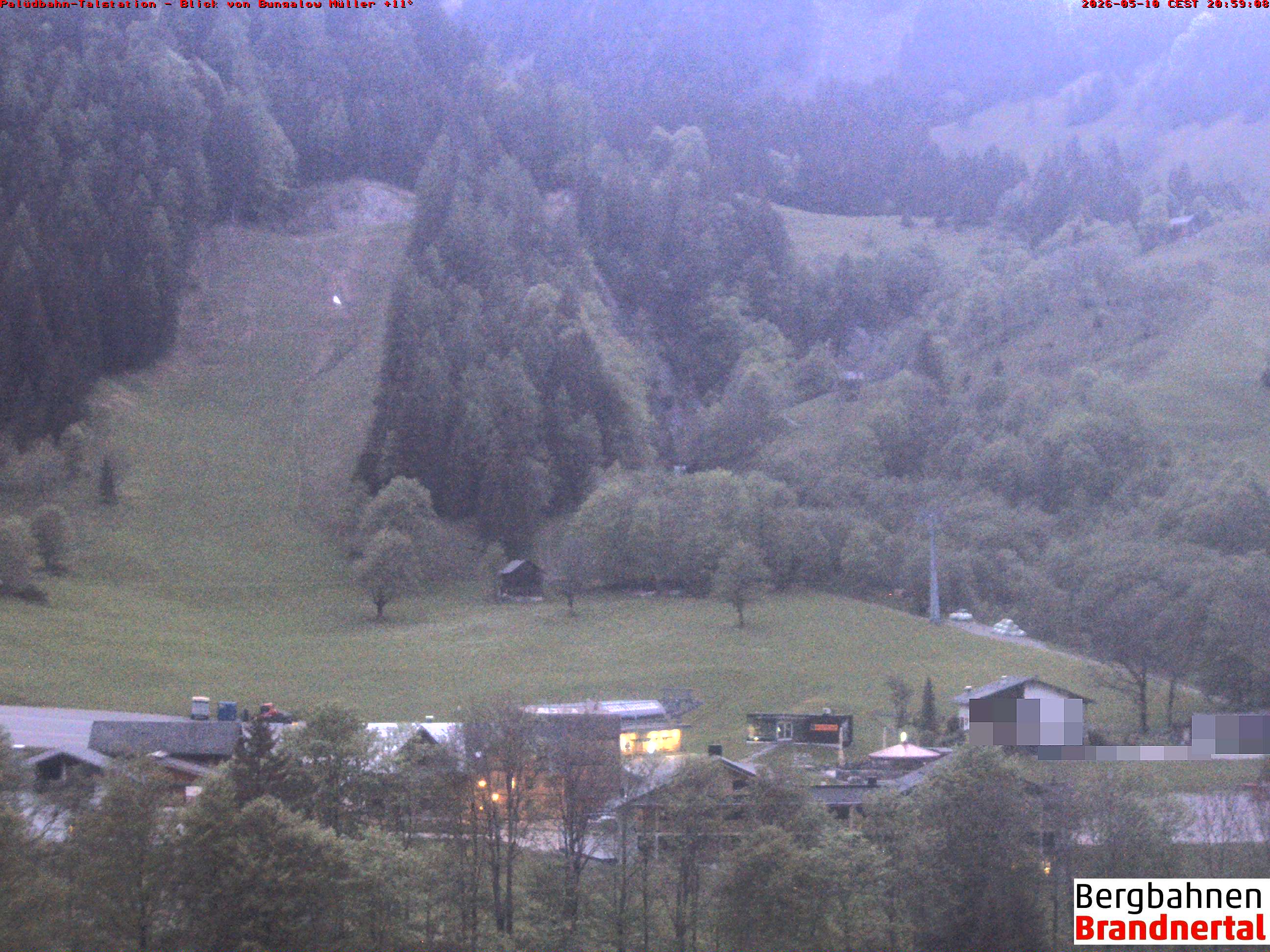 Blick auf Palüdbahn von Bungalow Müller