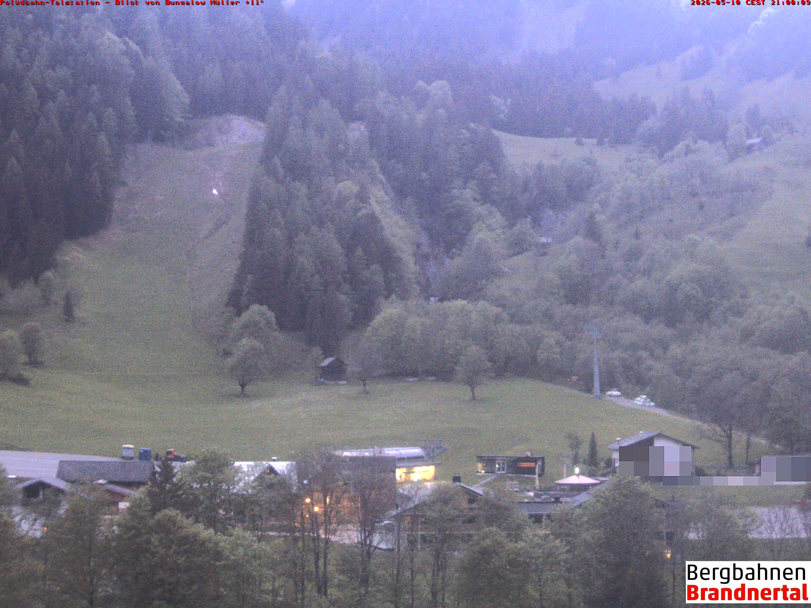 Blick auf Palüdbahn von Bungalow Müller