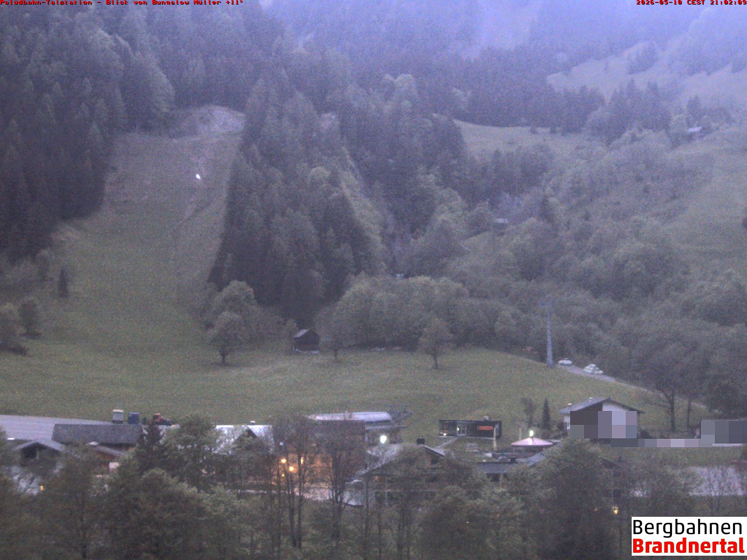 Blick auf Palüdbahn von Bungalow Müller