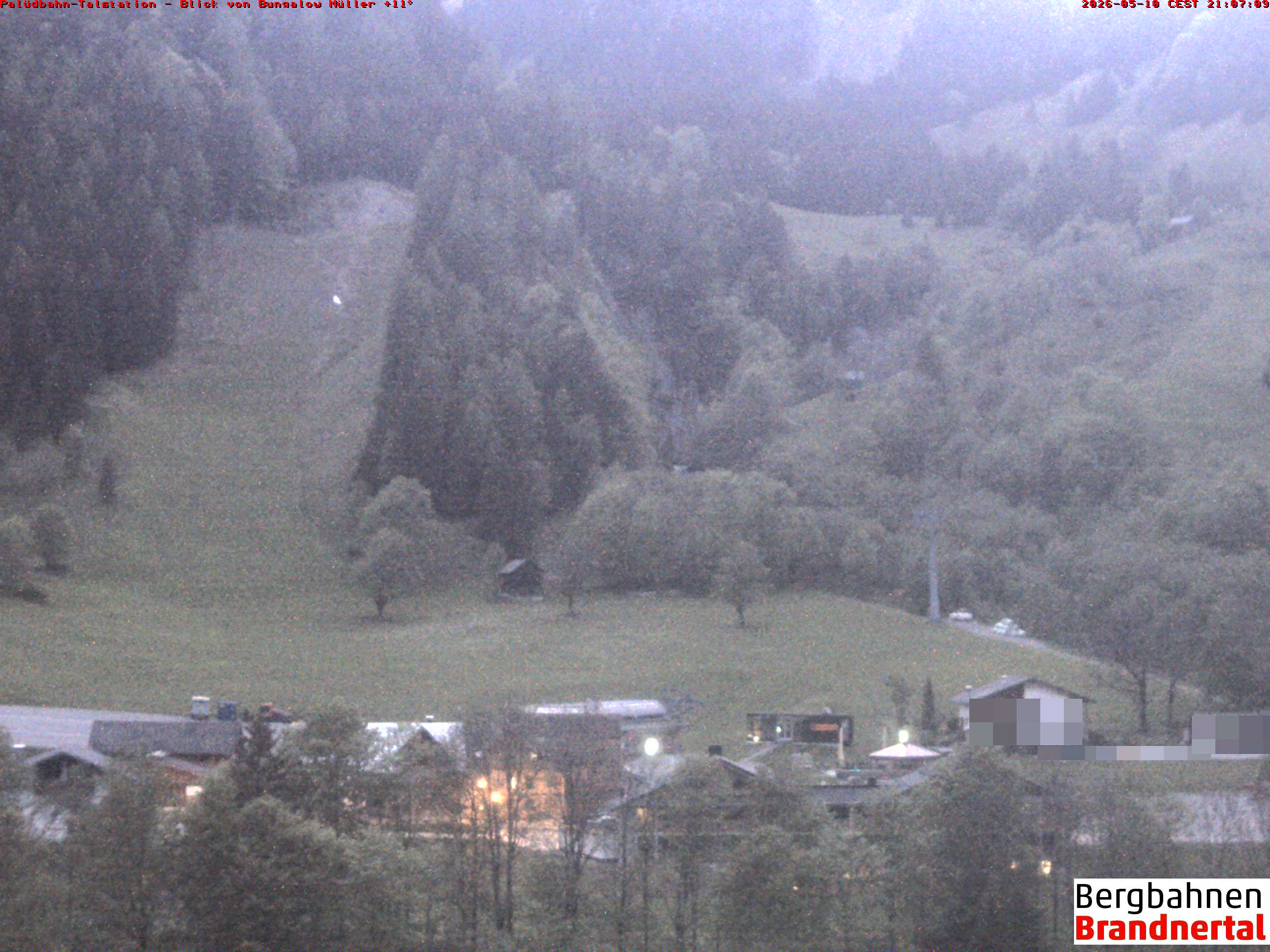 Blick auf Palüdbahn von Bungalow Müller