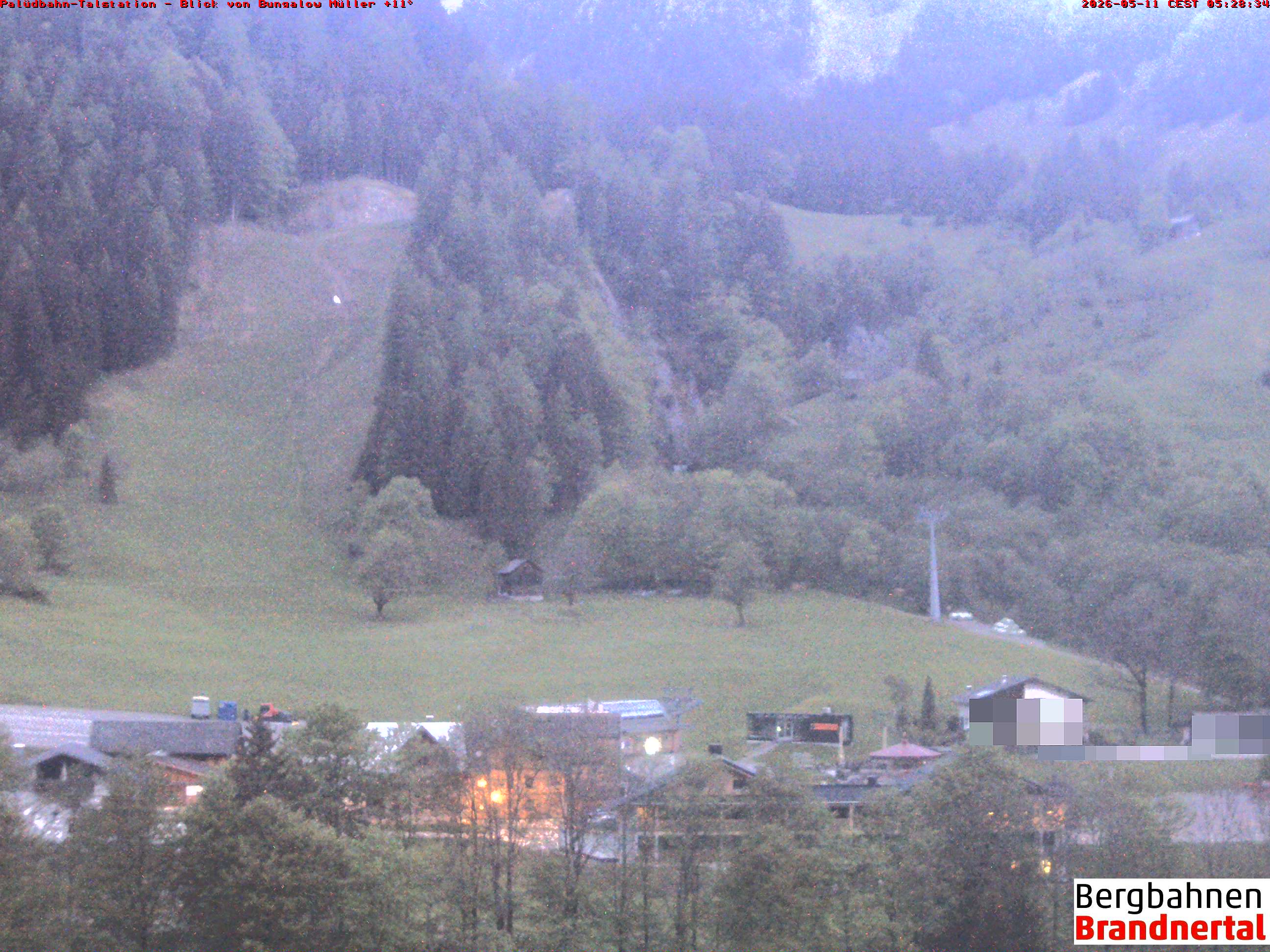 Blick auf Palüdbahn von Bungalow Müller