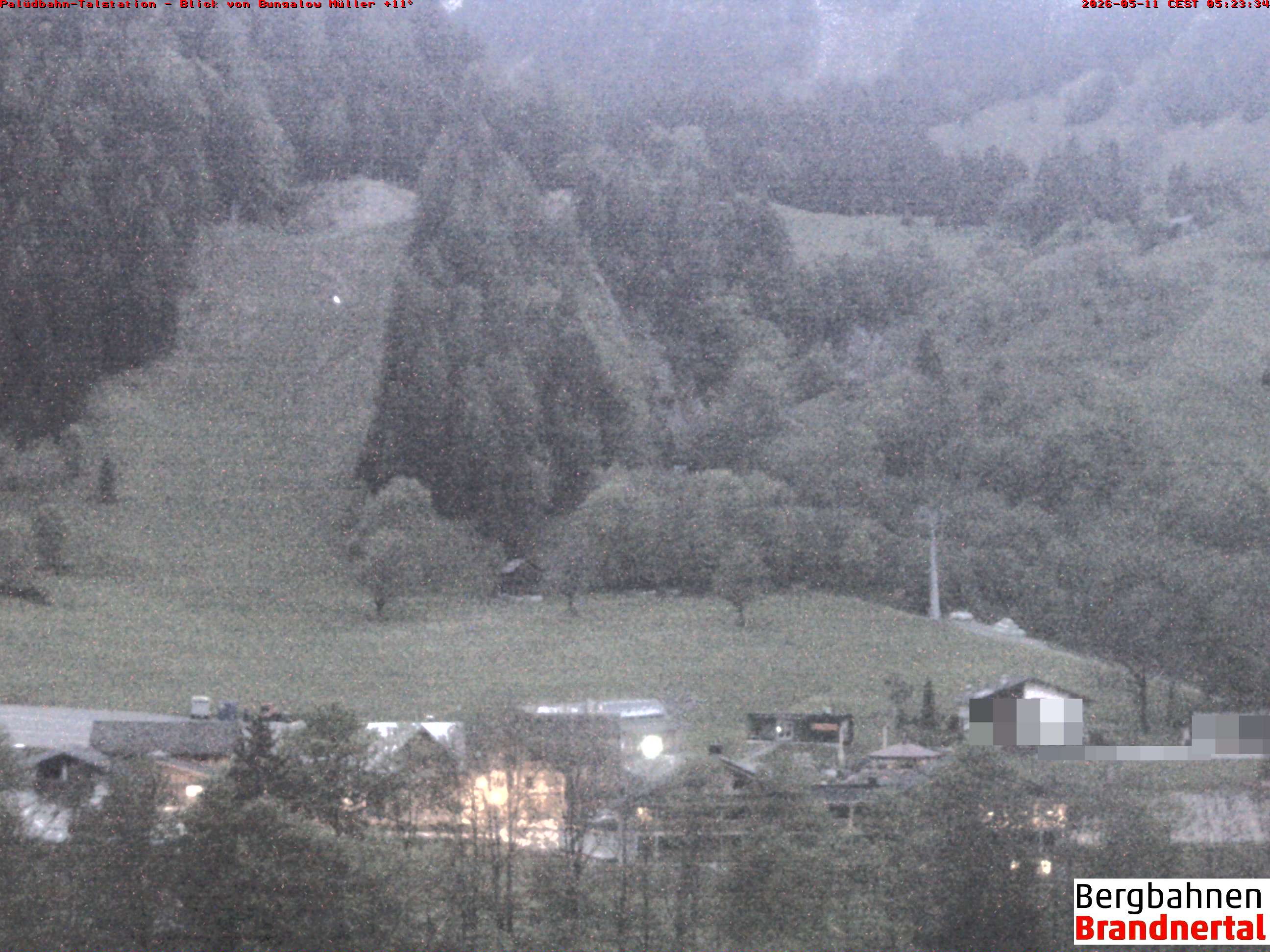 Blick auf Palüdbahn von Bungalow Müller