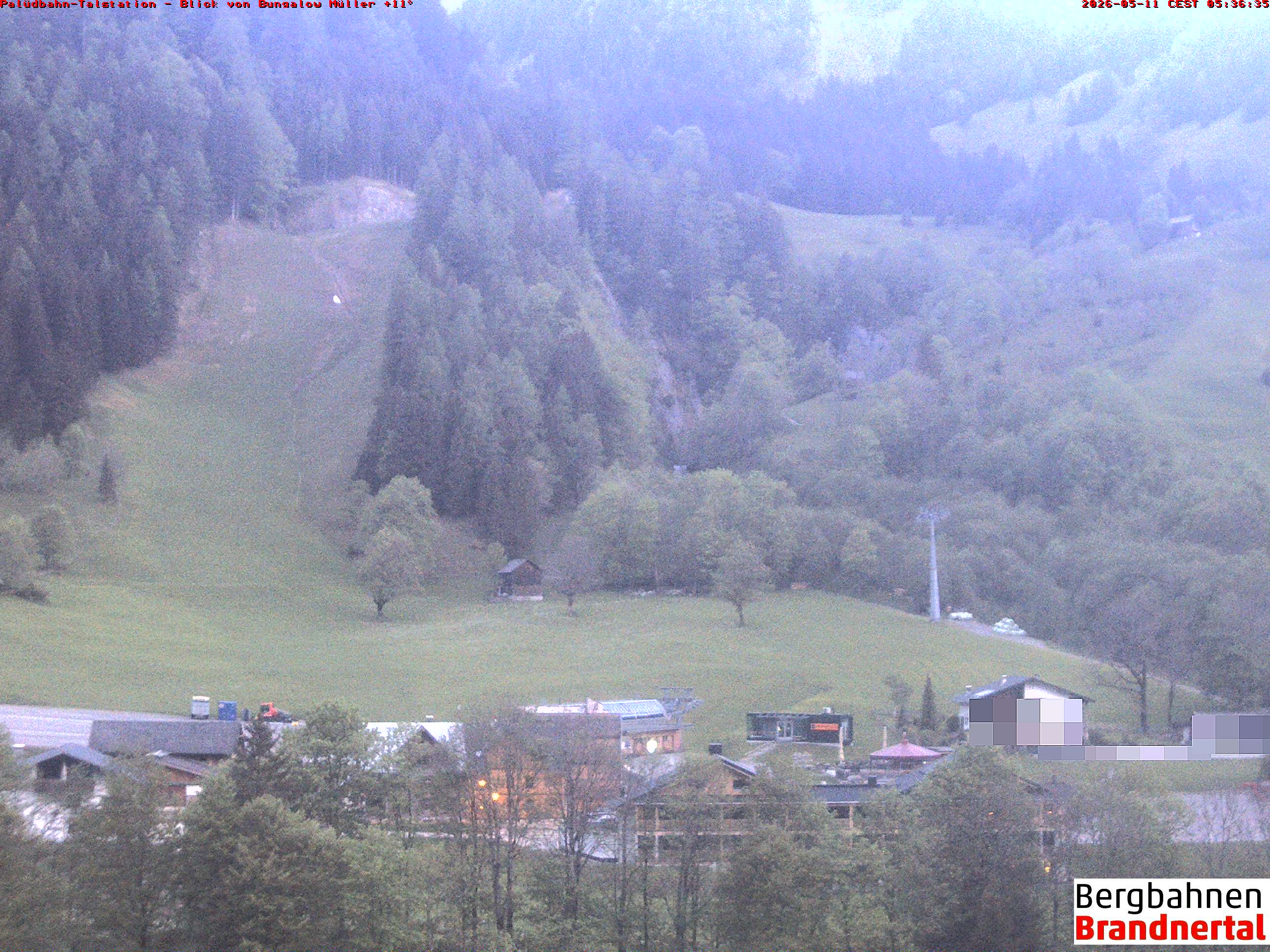 Blick auf Palüdbahn von Bungalow Müller