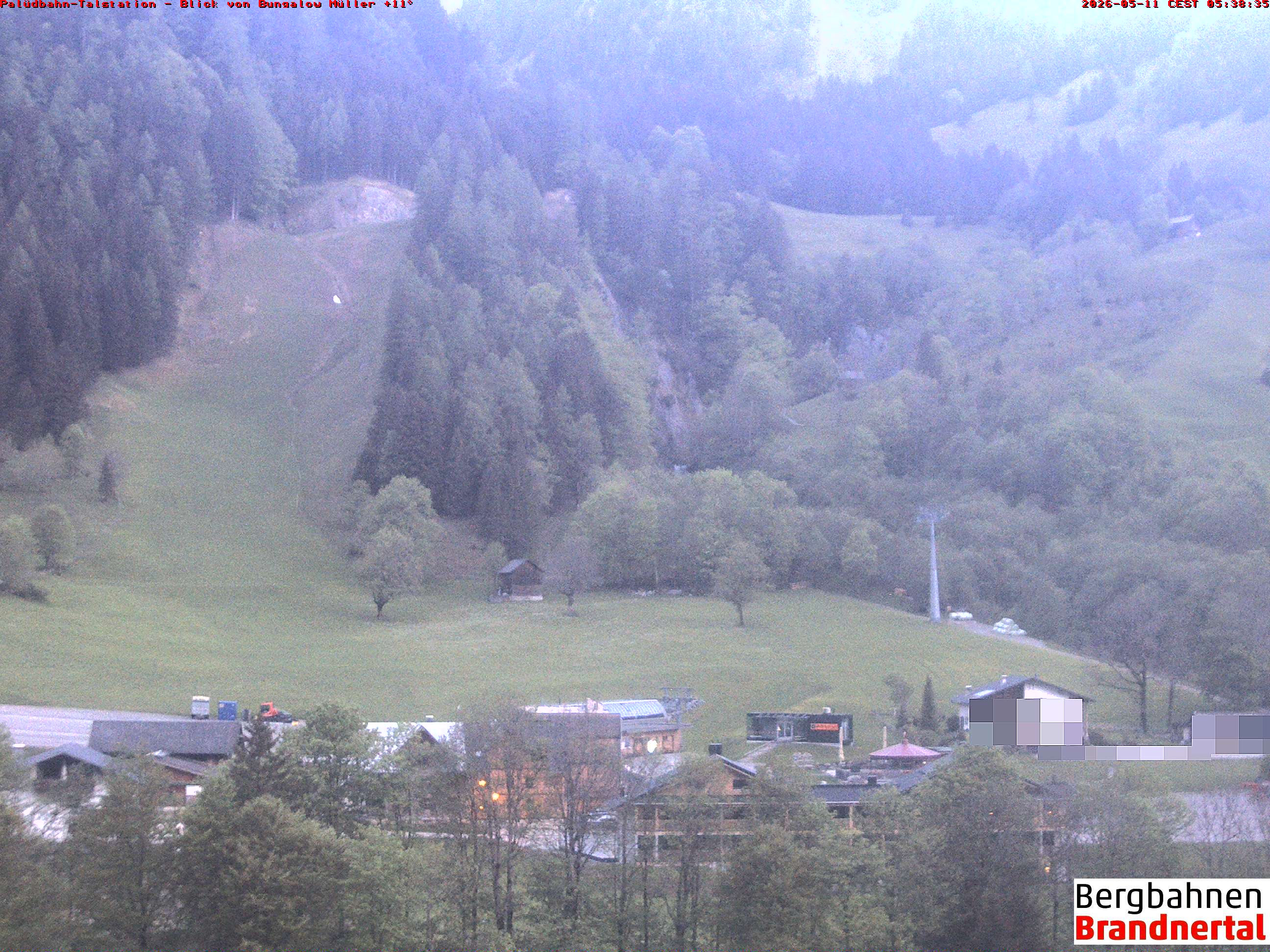 Blick auf Palüdbahn von Bungalow Müller