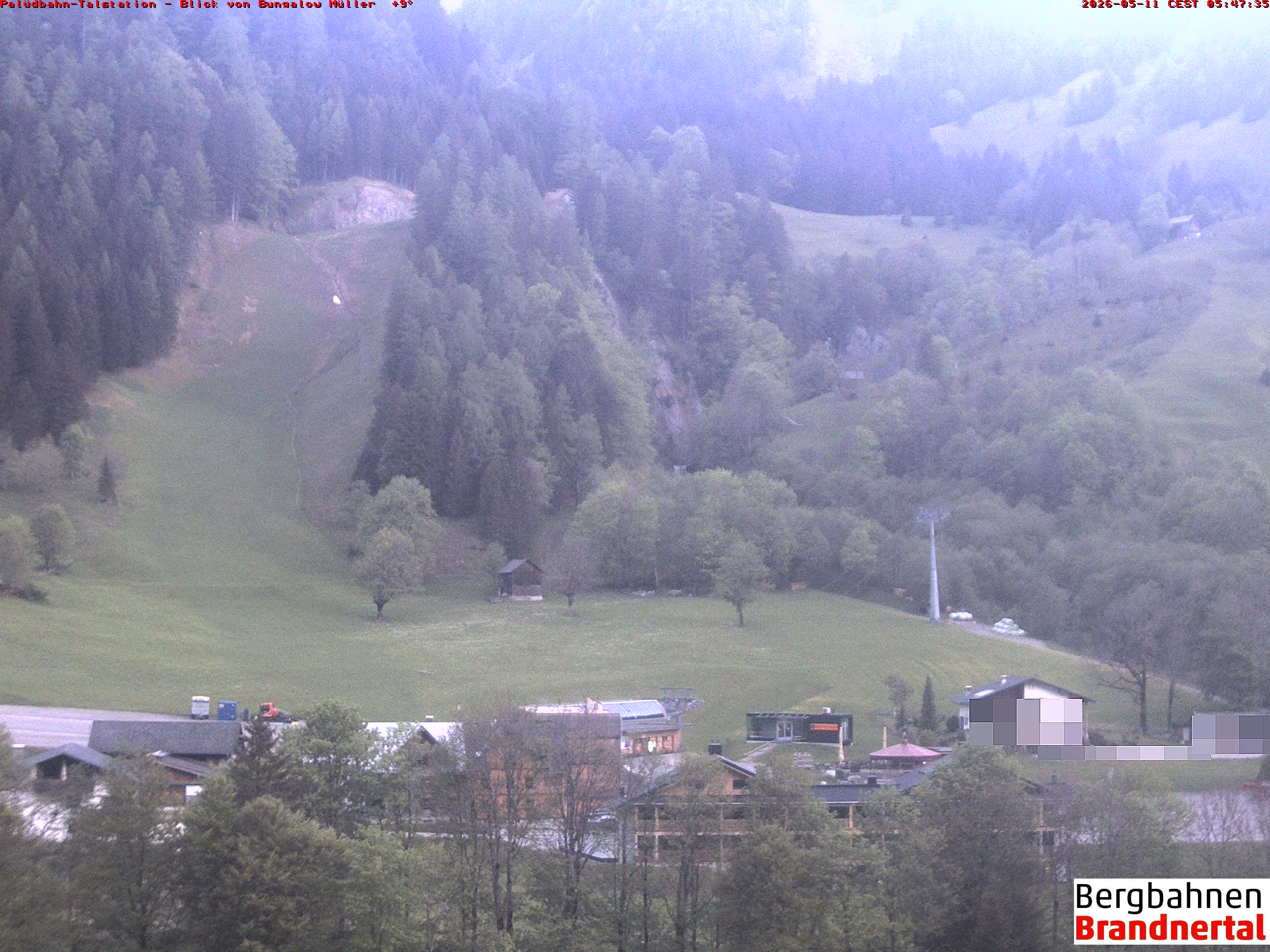 Blick auf Palüdbahn von Bungalow Müller