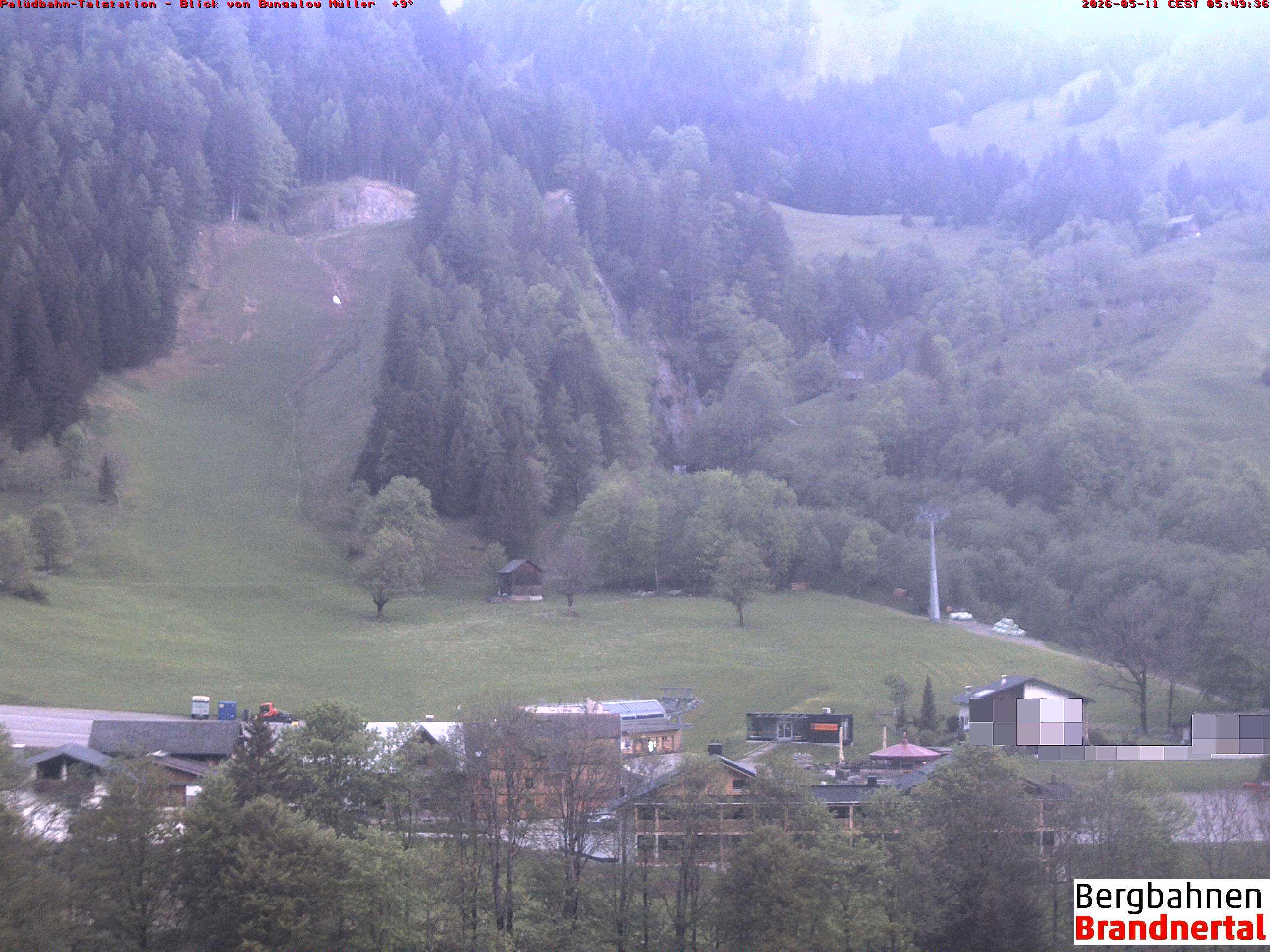 Blick auf Palüdbahn von Bungalow Müller