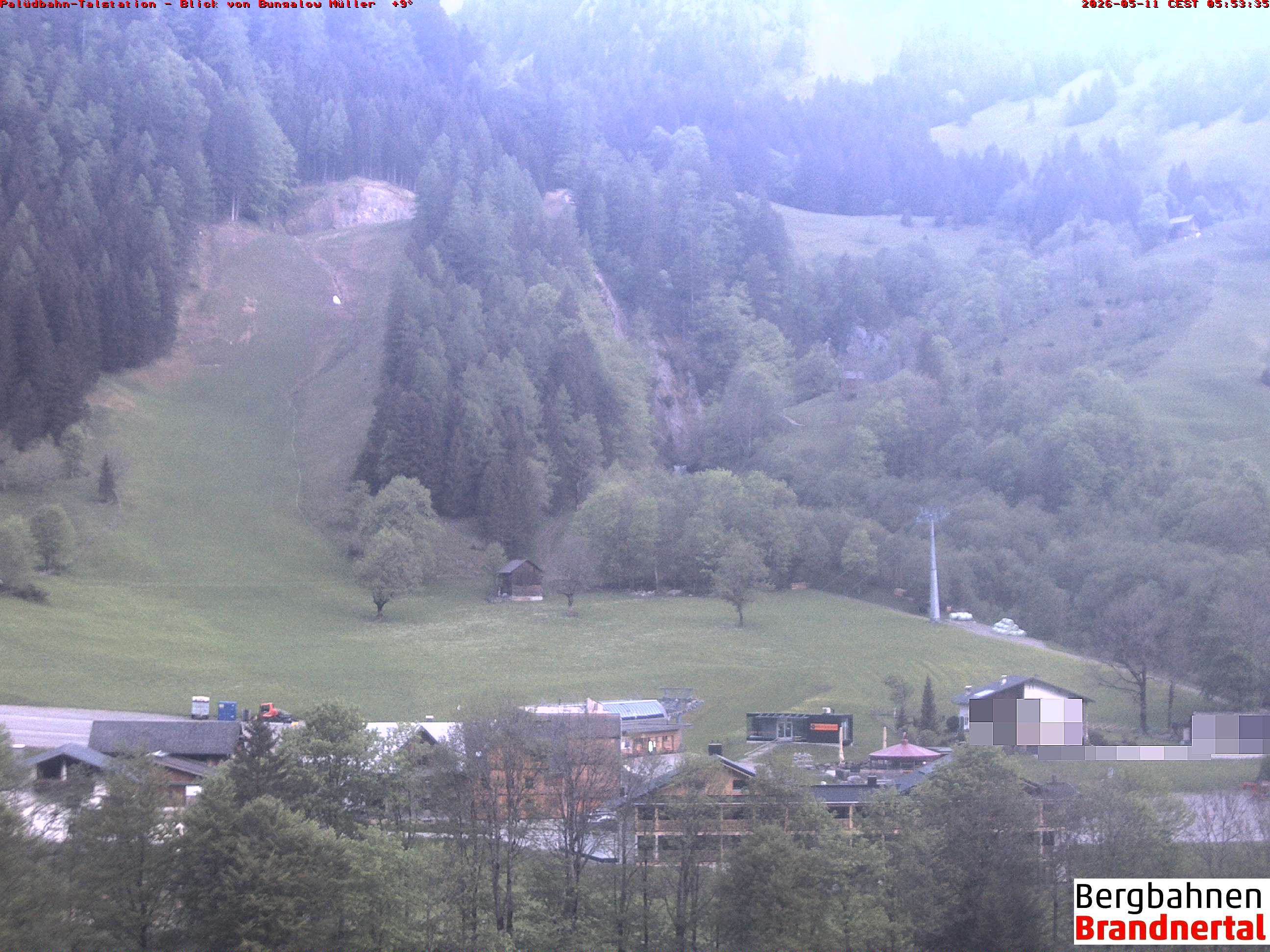 Blick auf Palüdbahn von Bungalow Müller