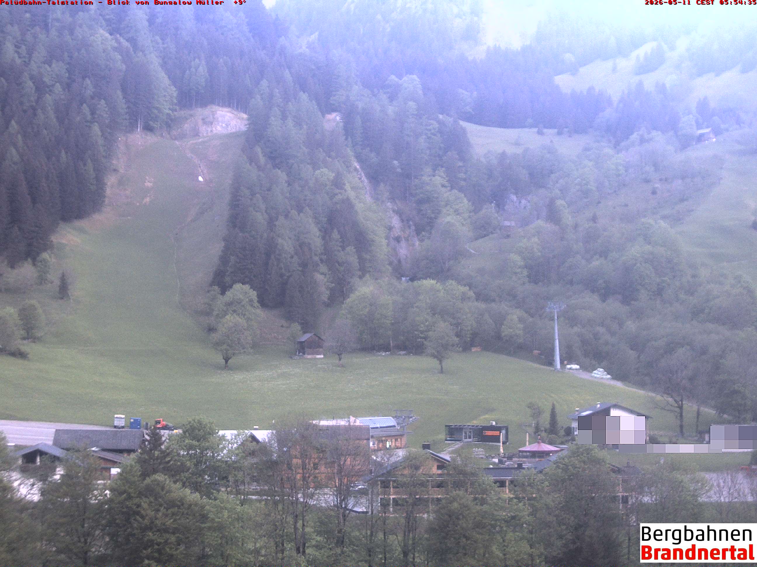 Blick auf Palüdbahn von Bungalow Müller