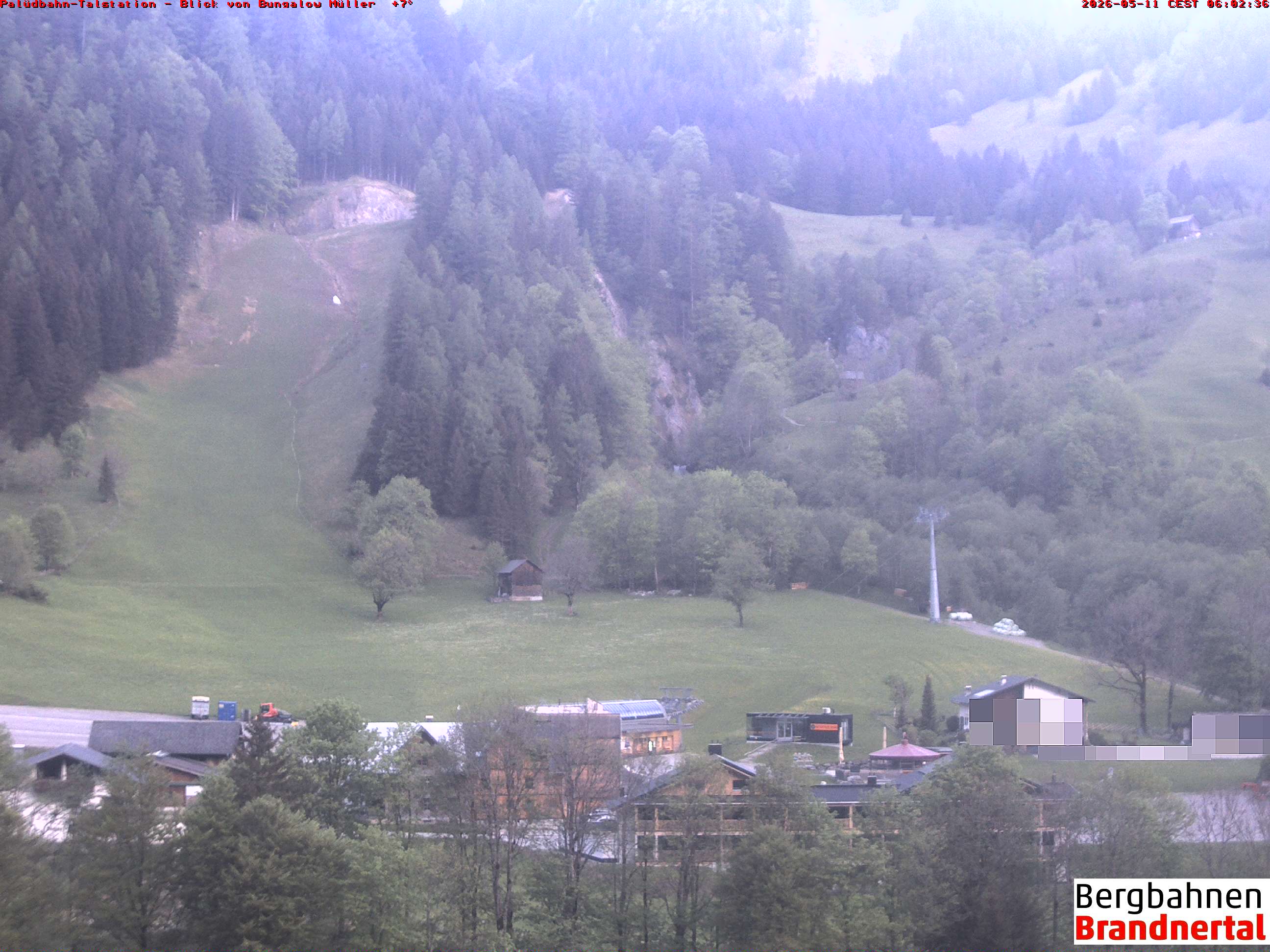 Blick auf Palüdbahn von Bungalow Müller