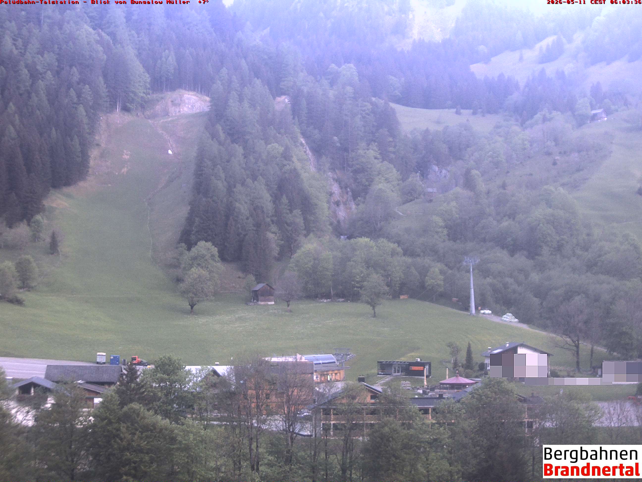 Blick auf Palüdbahn von Bungalow Müller