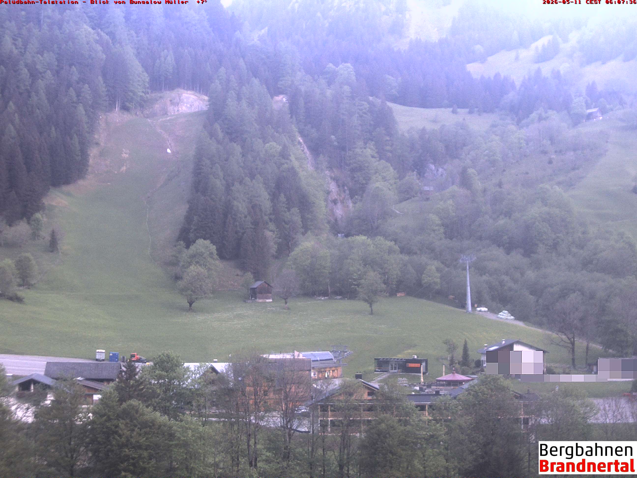Blick auf Palüdbahn von Bungalow Müller