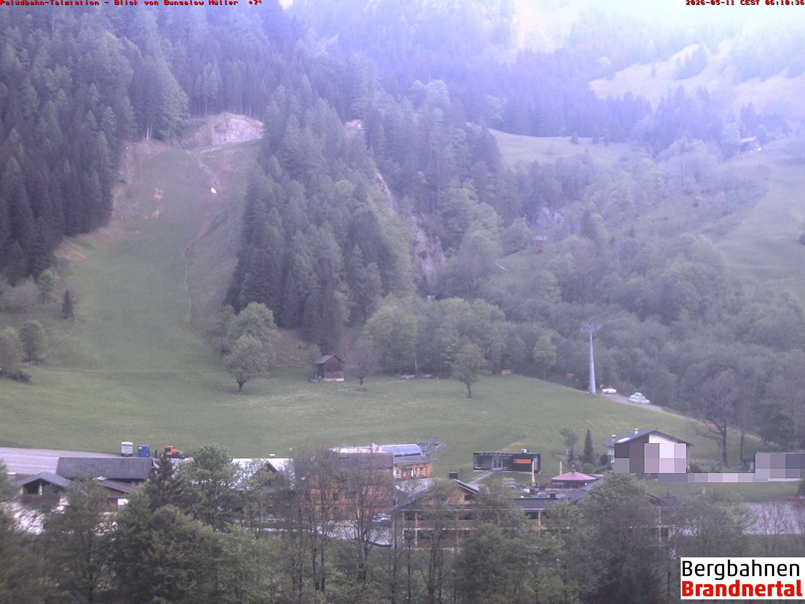 Blick auf Palüdbahn von Bungalow Müller