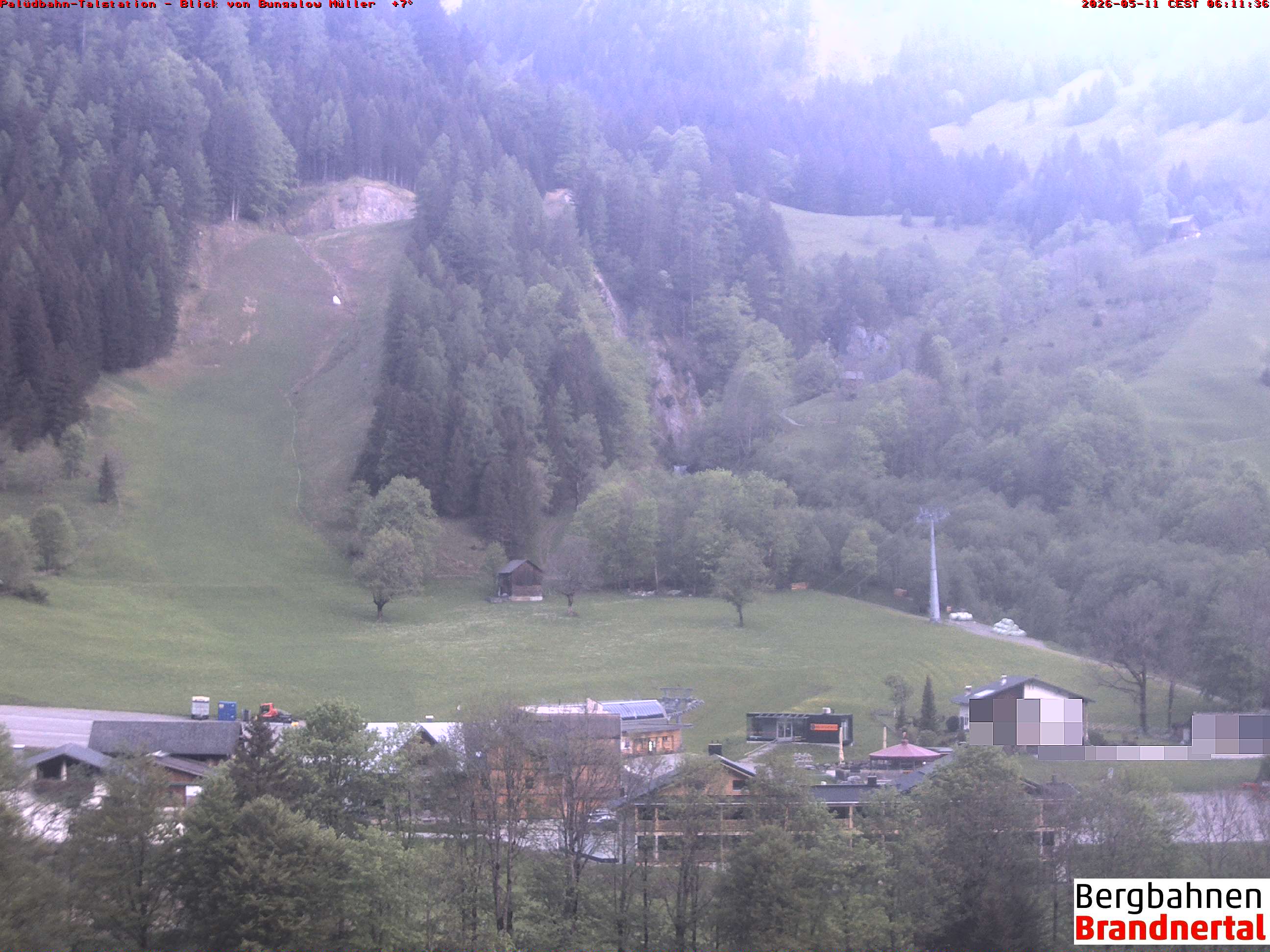 Blick auf Palüdbahn von Bungalow Müller