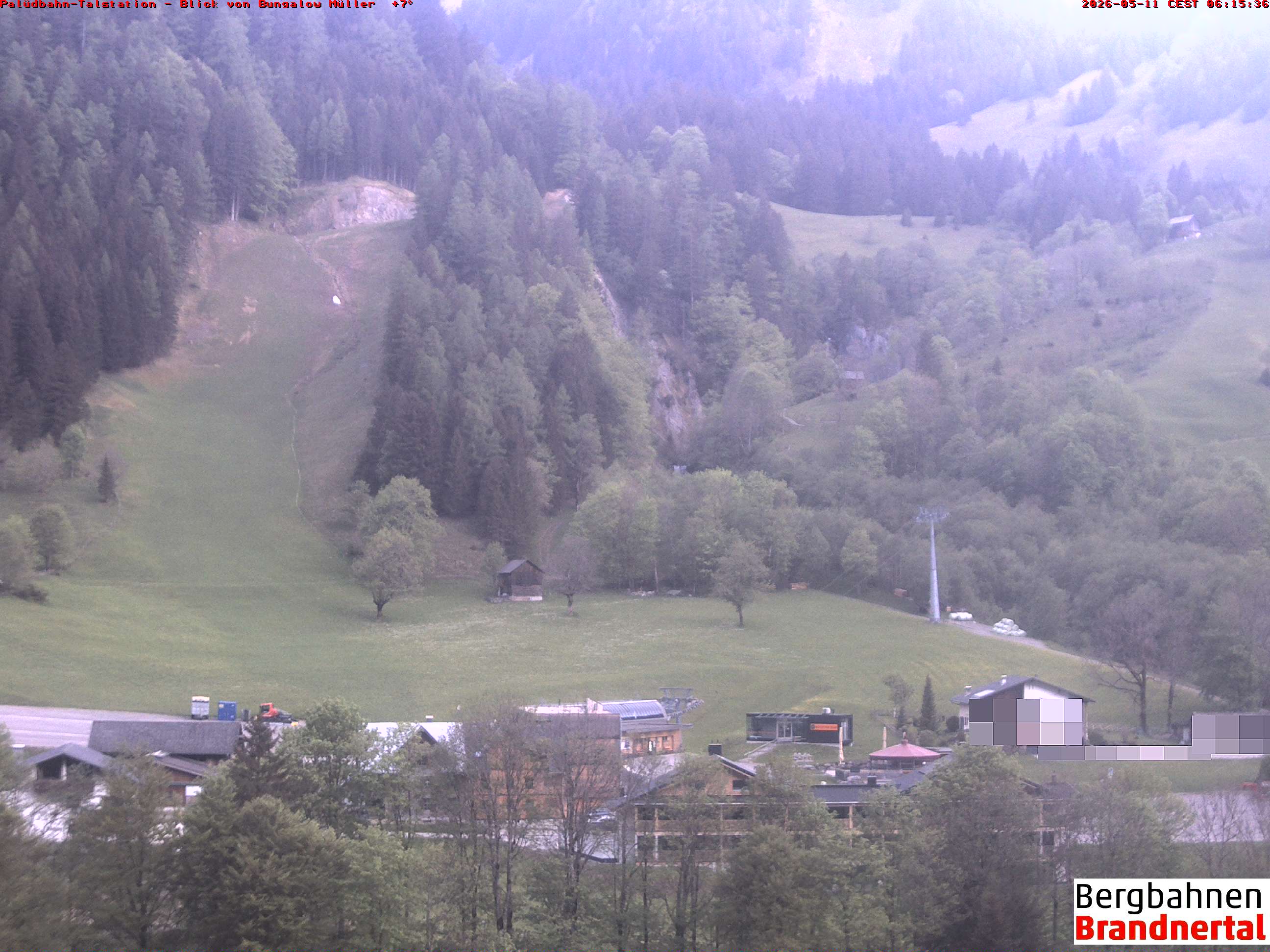 Blick auf Palüdbahn von Bungalow Müller