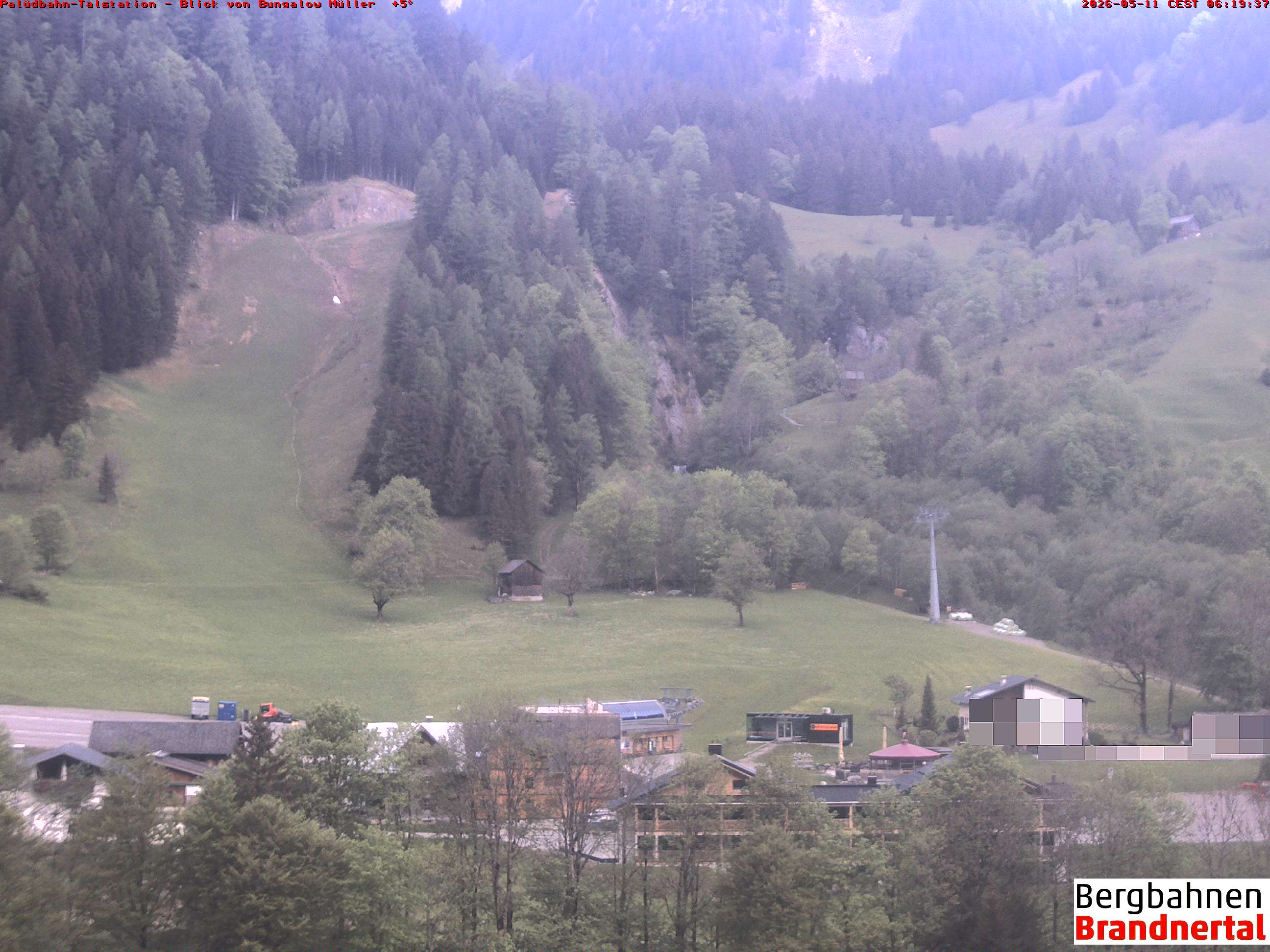 Blick auf Palüdbahn von Bungalow Müller