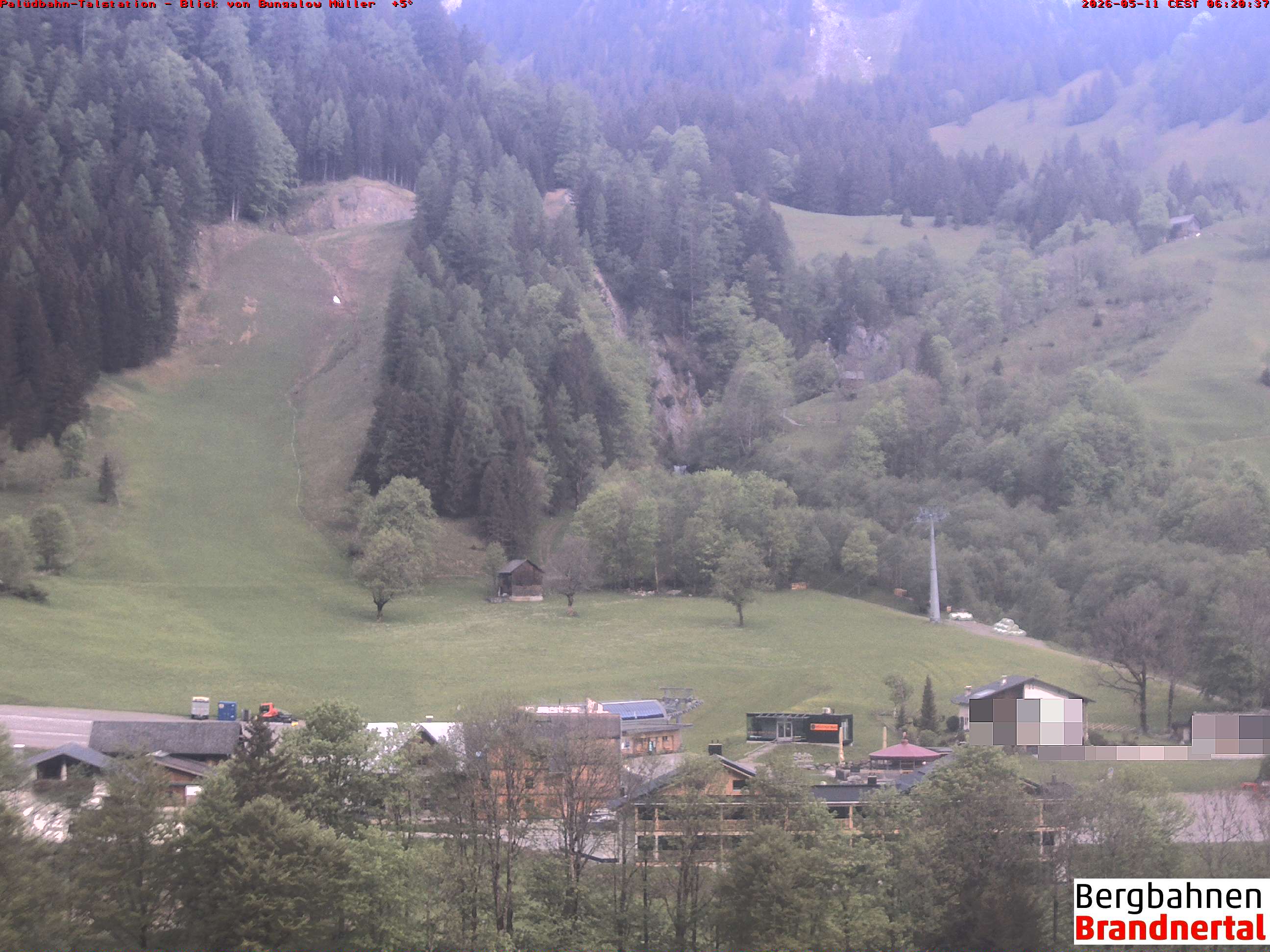 Blick auf Palüdbahn von Bungalow Müller