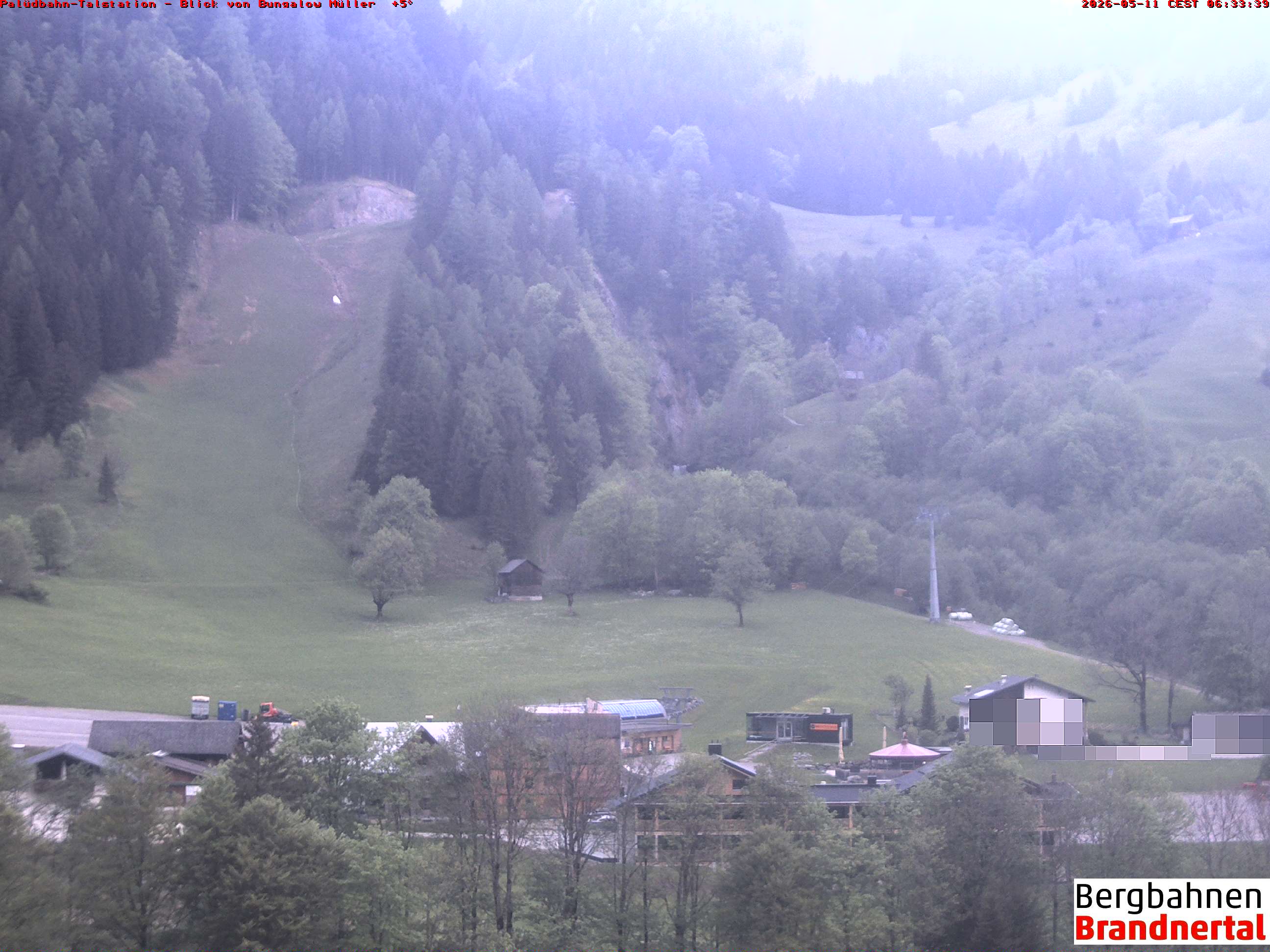 Blick auf Palüdbahn von Bungalow Müller