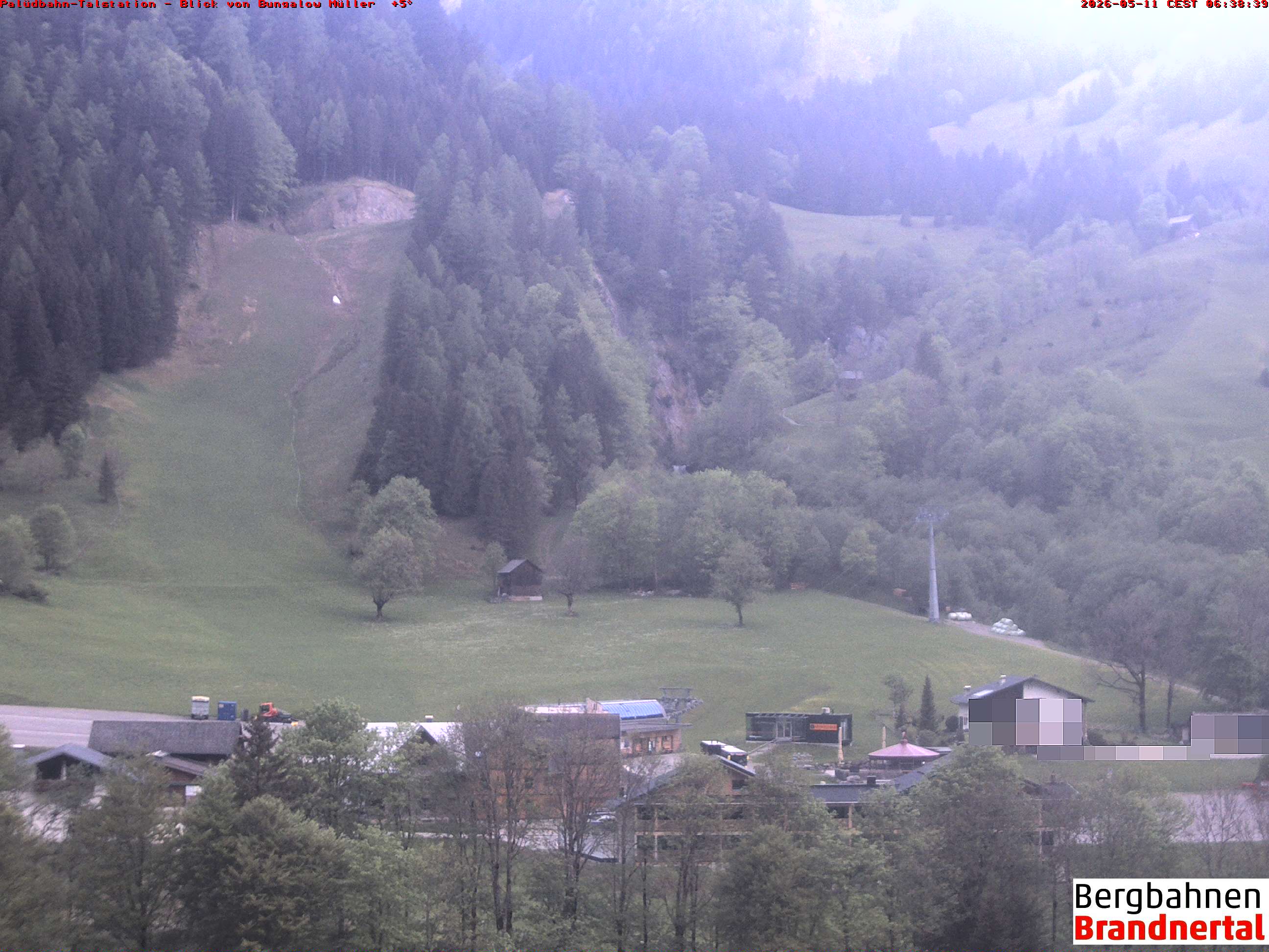 Blick auf Palüdbahn von Bungalow Müller