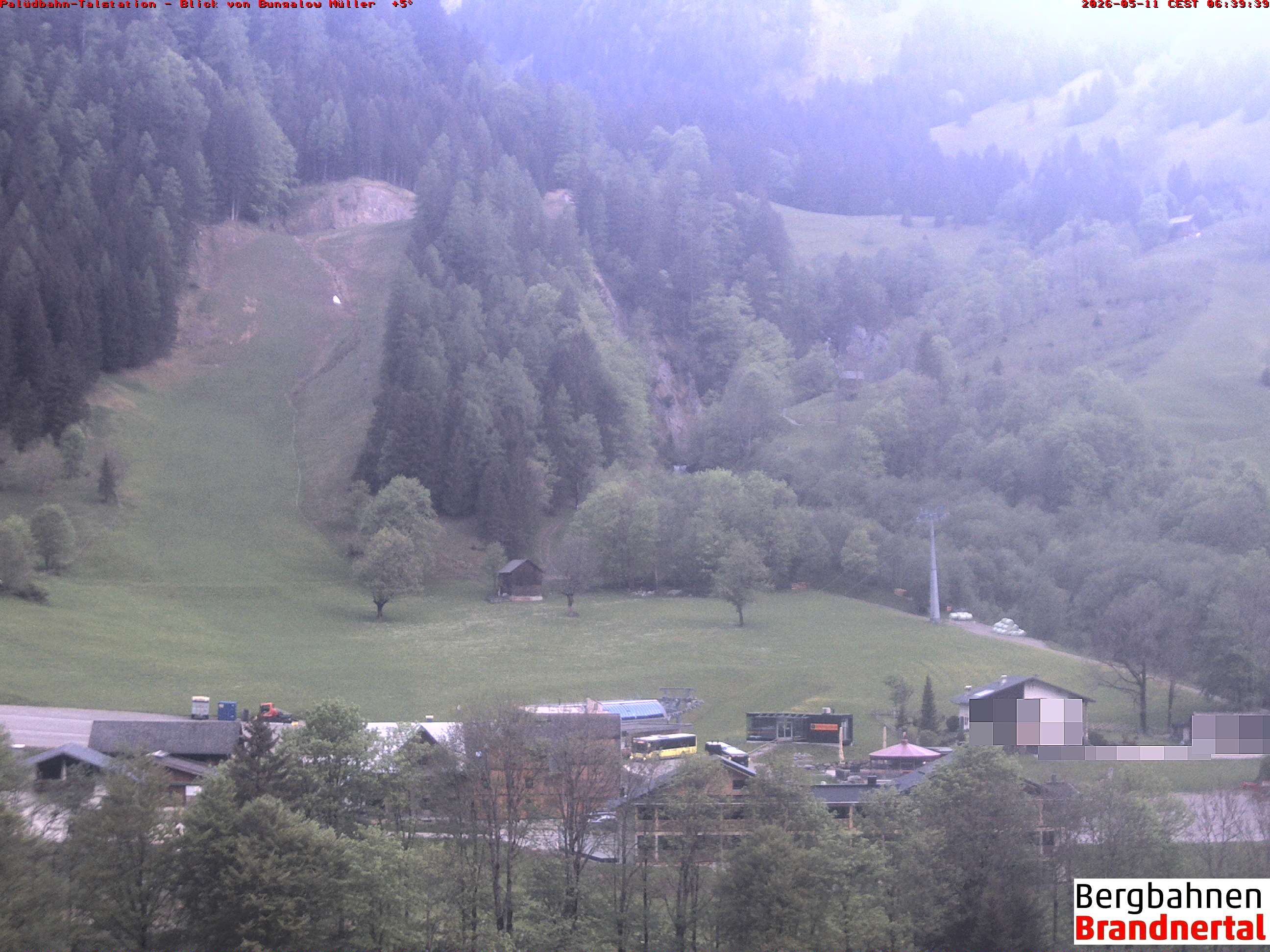 Blick auf Palüdbahn von Bungalow Müller