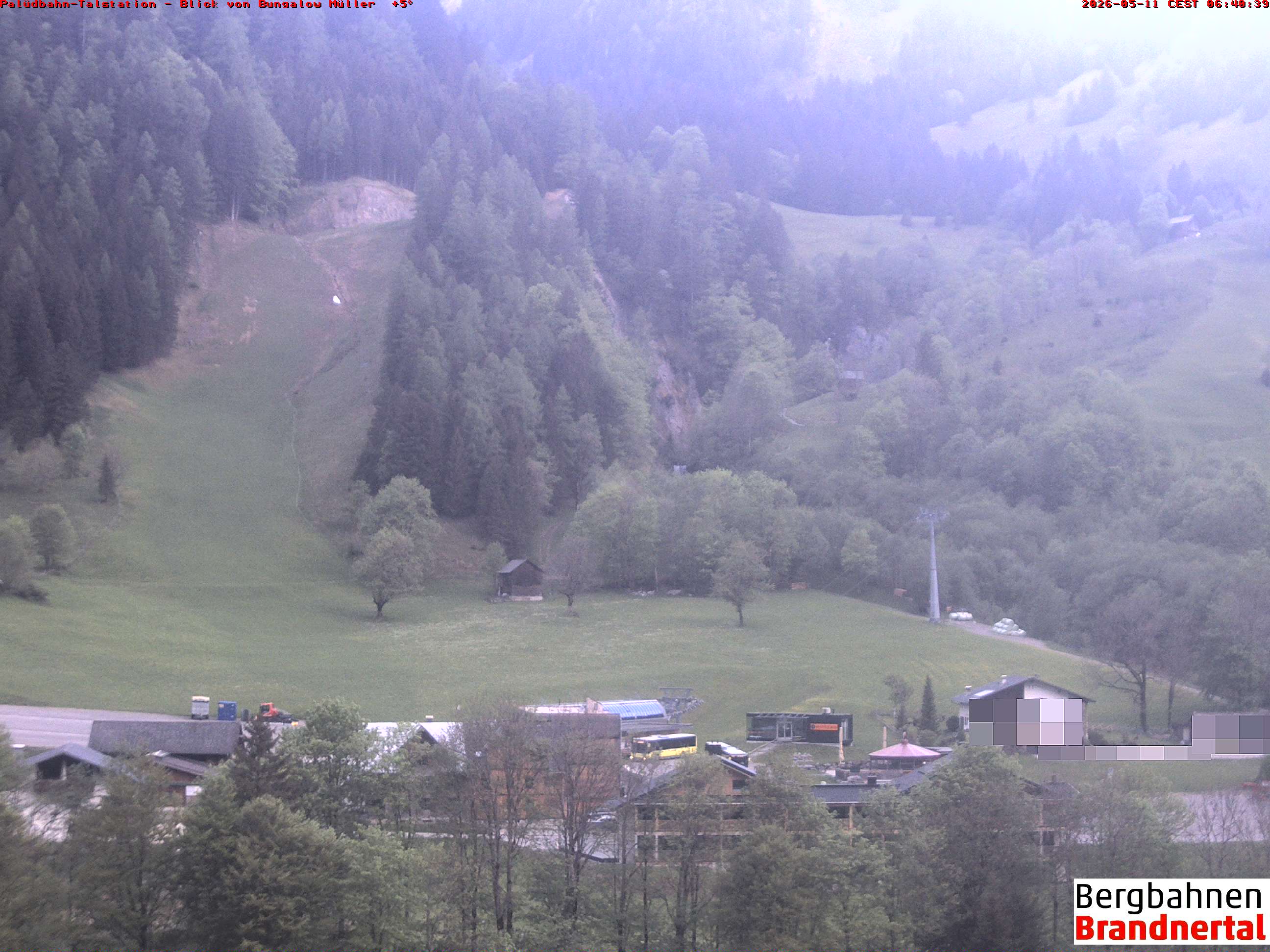 Blick auf Palüdbahn von Bungalow Müller