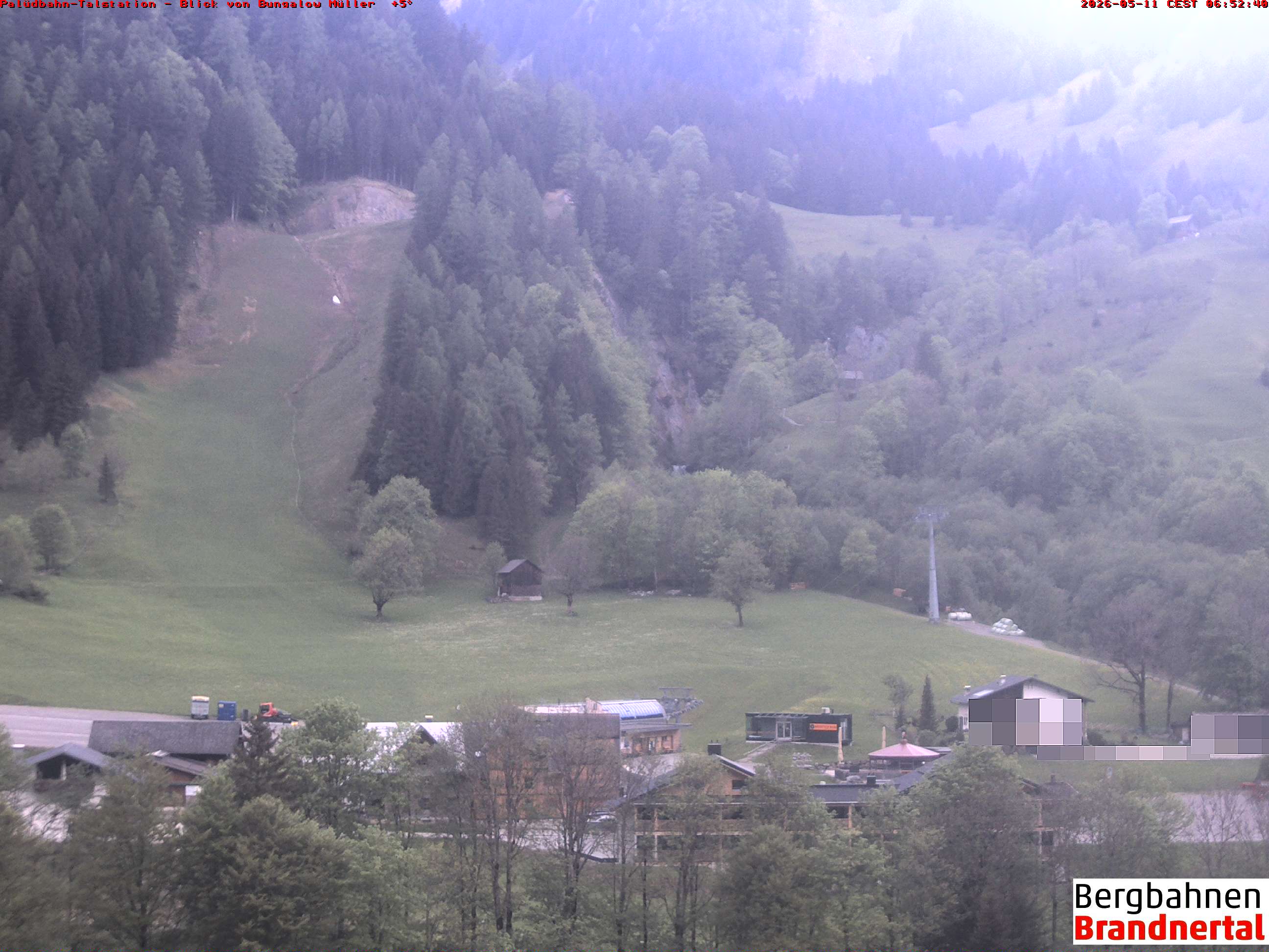 Blick auf Palüdbahn von Bungalow Müller