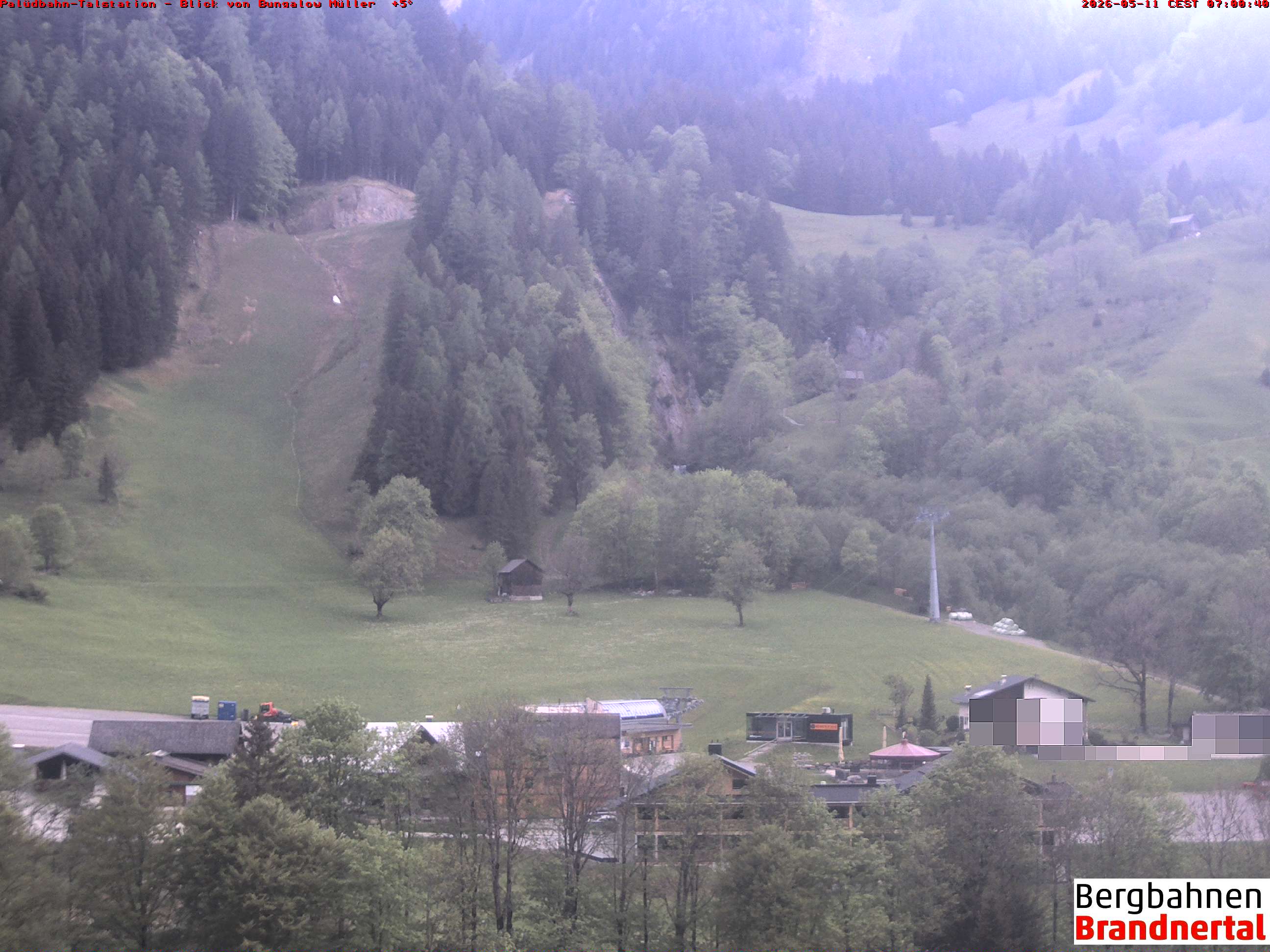 Blick auf Palüdbahn von Bungalow Müller