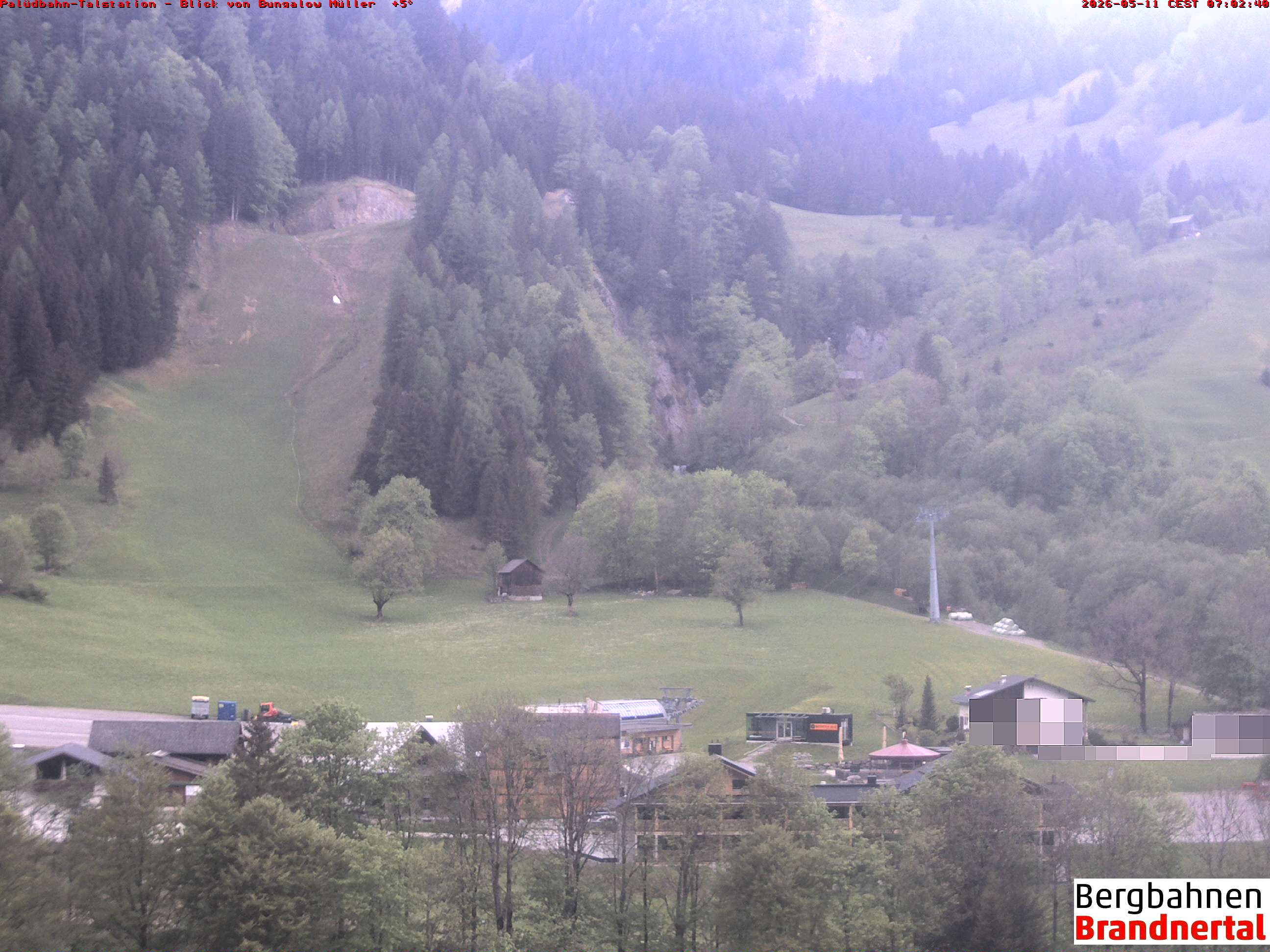 Blick auf Palüdbahn von Bungalow Müller