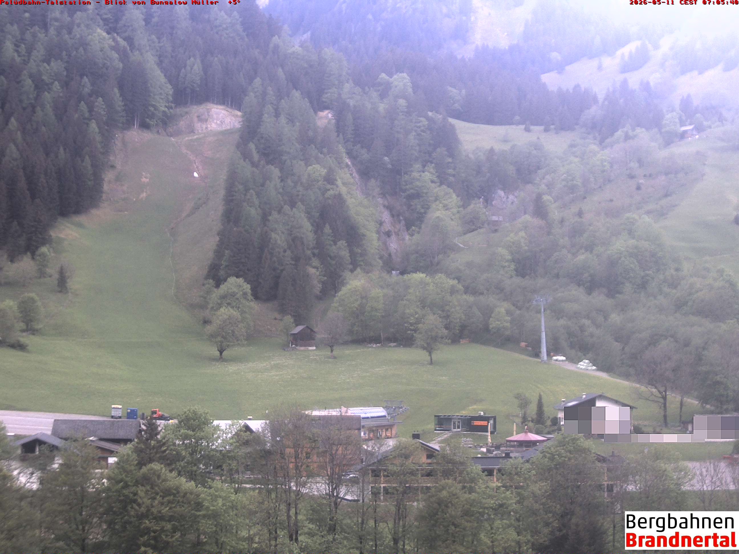 Blick auf Palüdbahn von Bungalow Müller