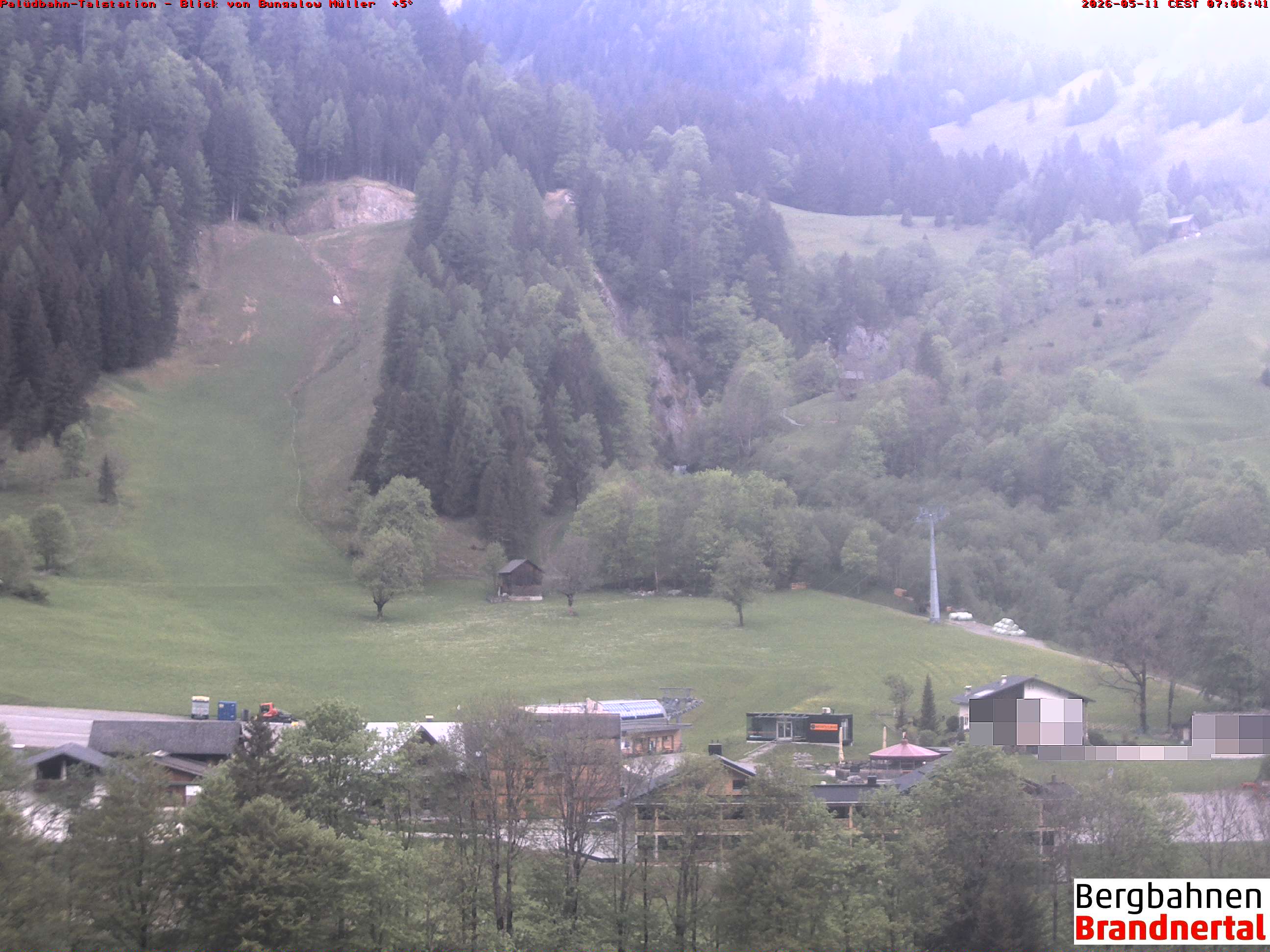 Blick auf Palüdbahn von Bungalow Müller