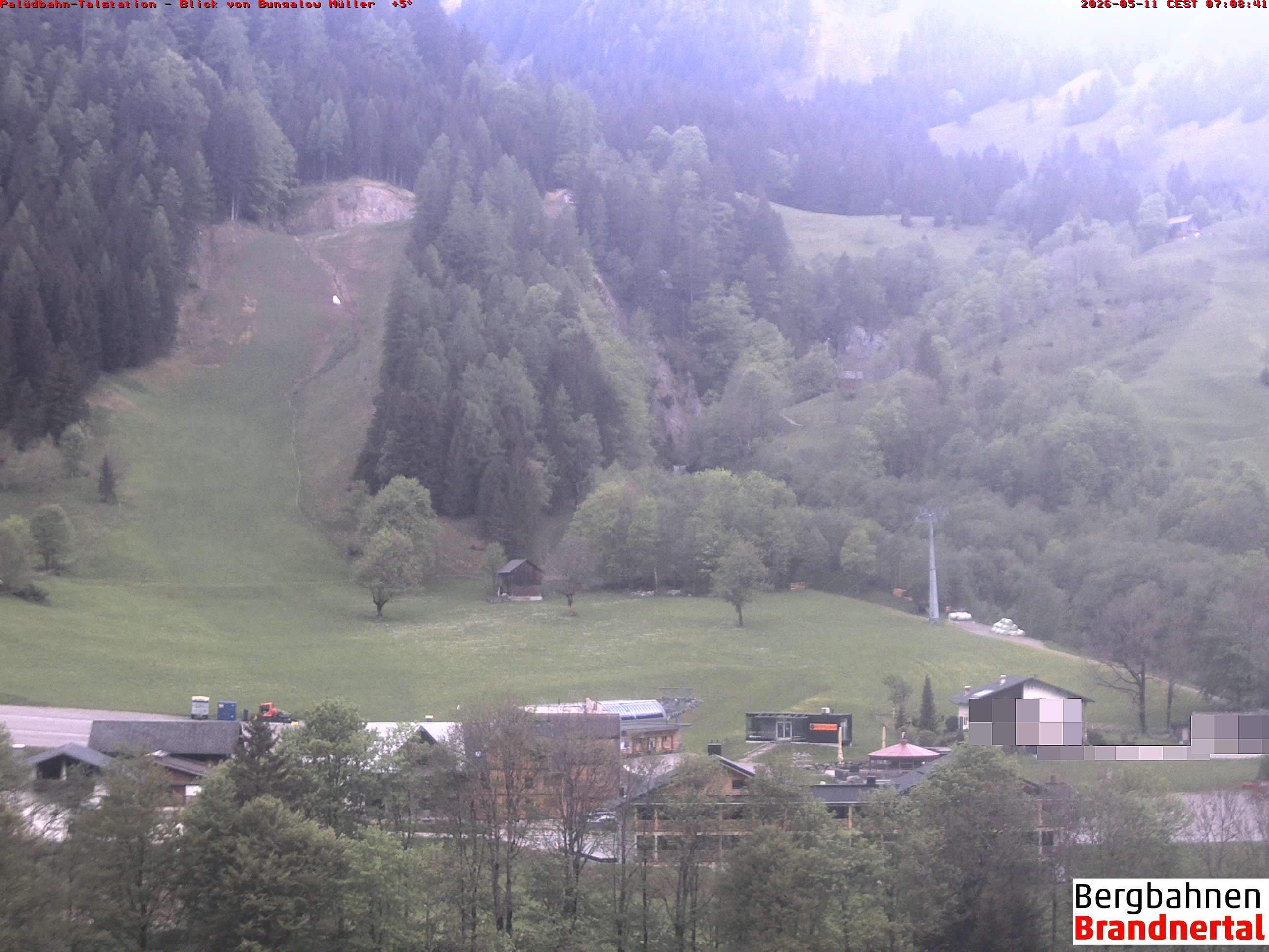 Blick auf Palüdbahn von Bungalow Müller