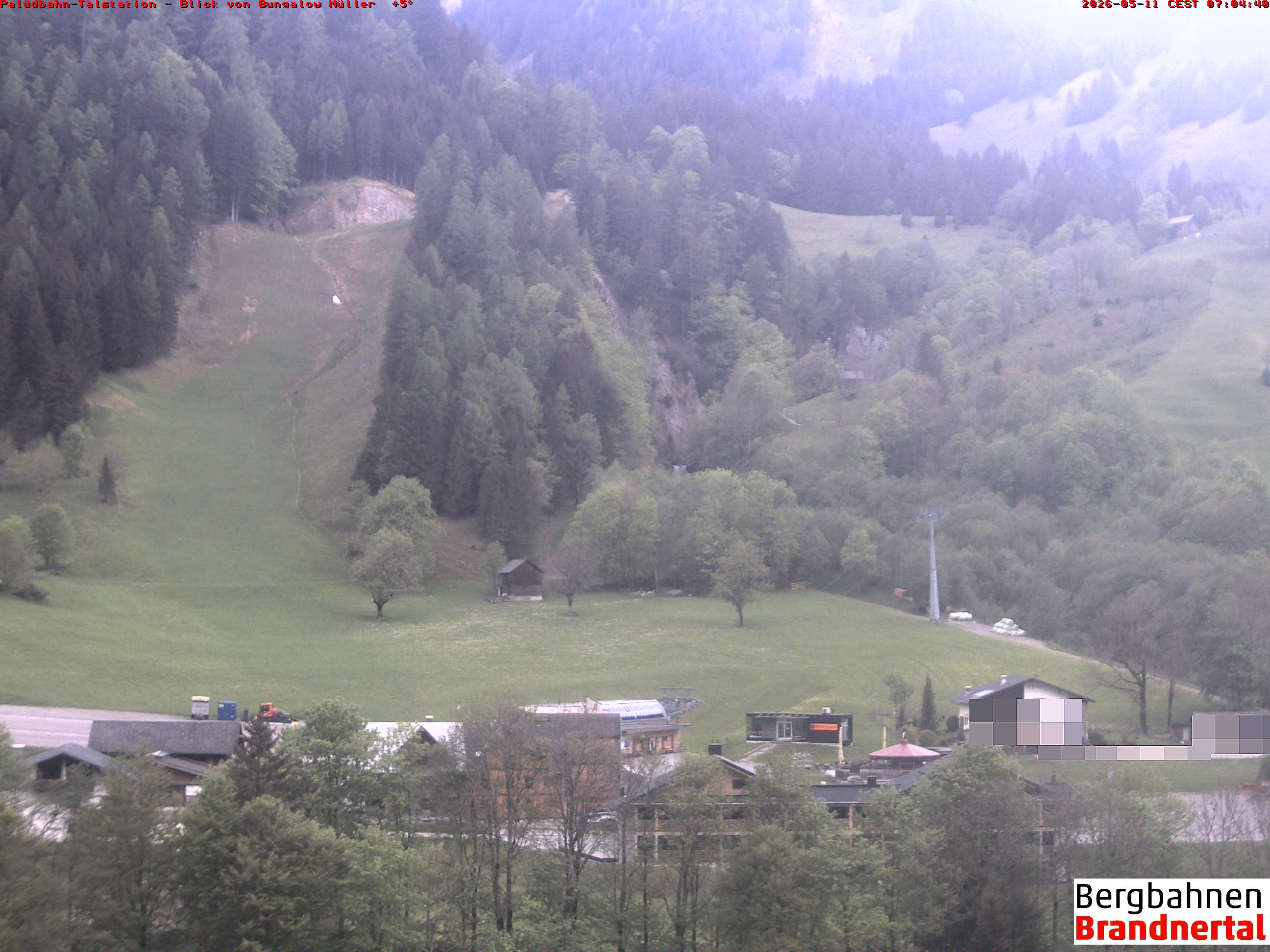 Blick auf Palüdbahn von Bungalow Müller