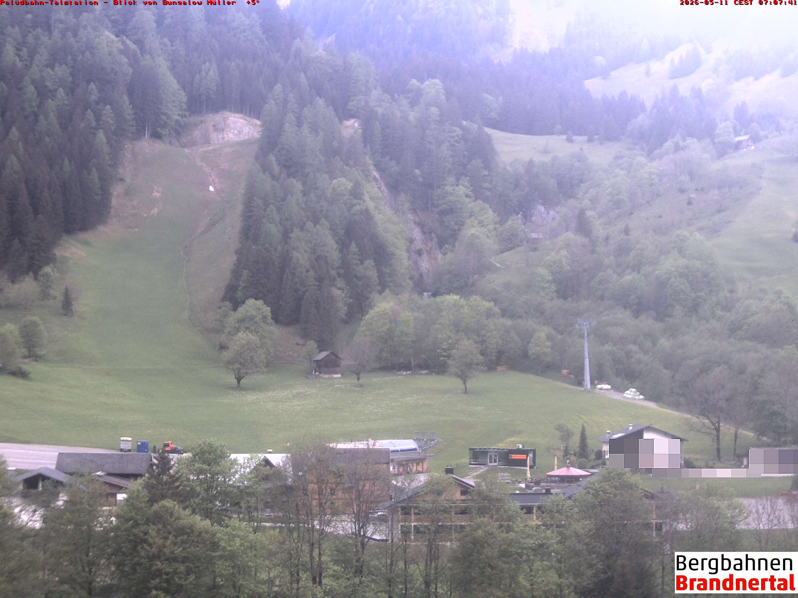 Blick auf Palüdbahn von Bungalow Müller