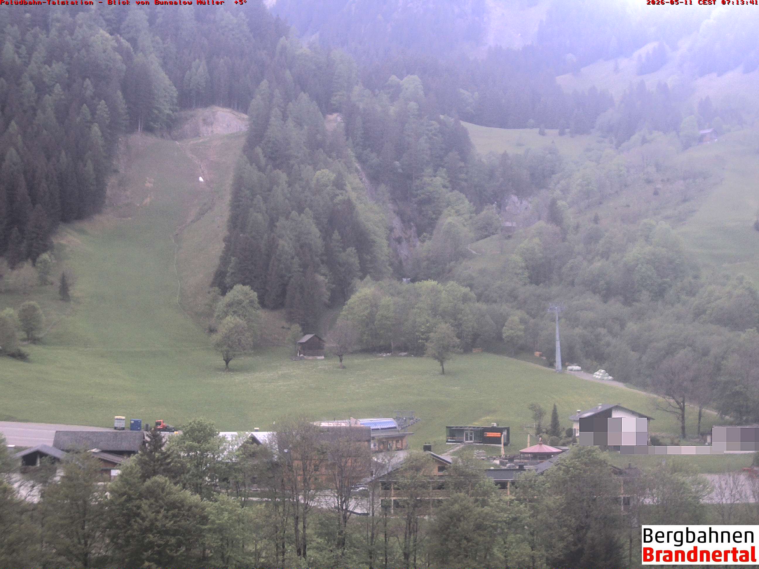 Blick auf Palüdbahn von Bungalow Müller
