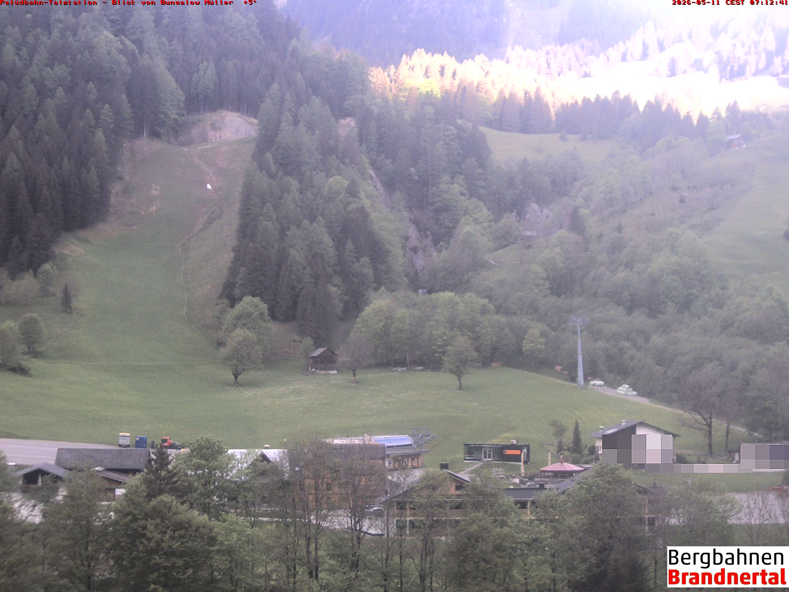 Blick auf Palüdbahn von Bungalow Müller