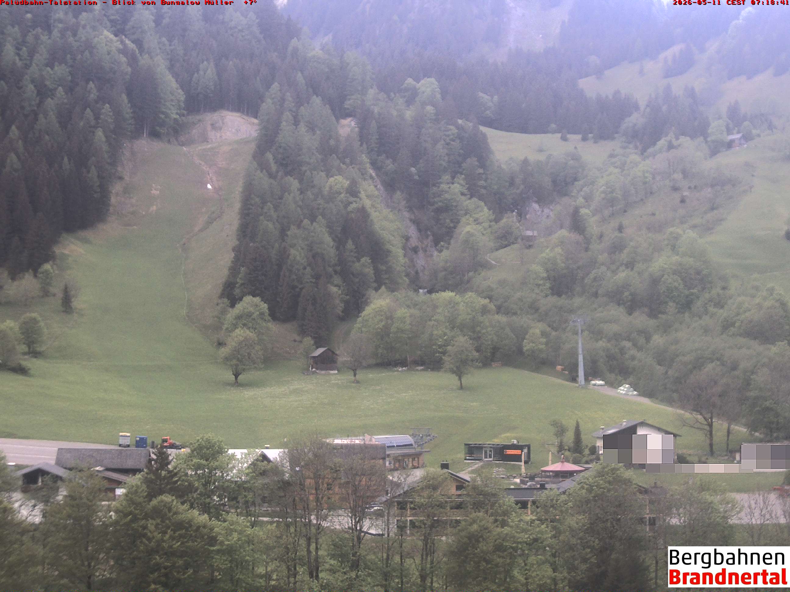 Blick auf Palüdbahn von Bungalow Müller