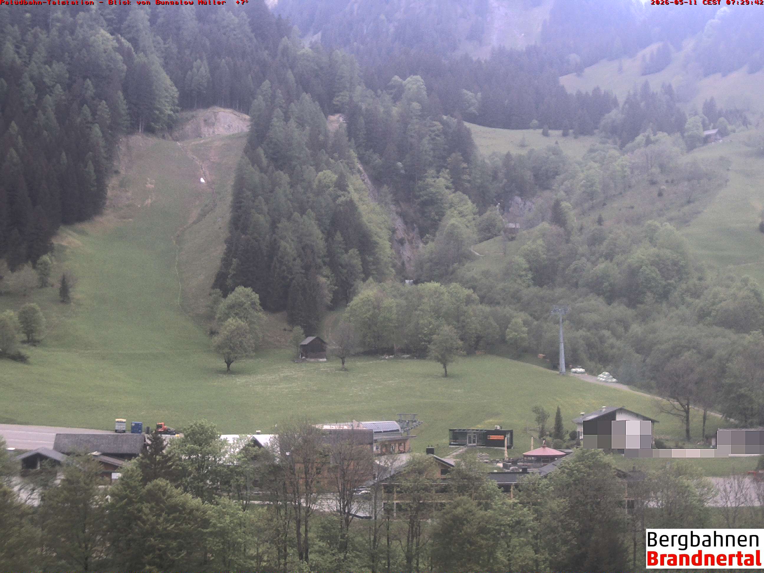 Blick auf Palüdbahn von Bungalow Müller