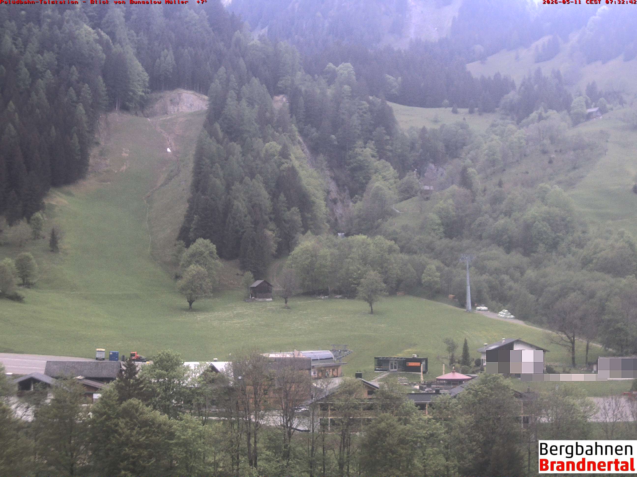 Blick auf Palüdbahn von Bungalow Müller