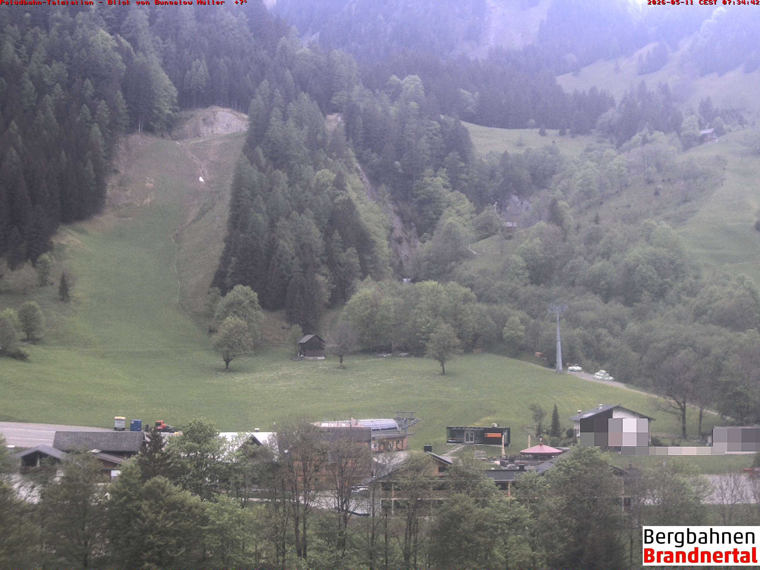 Blick auf Palüdbahn von Bungalow Müller