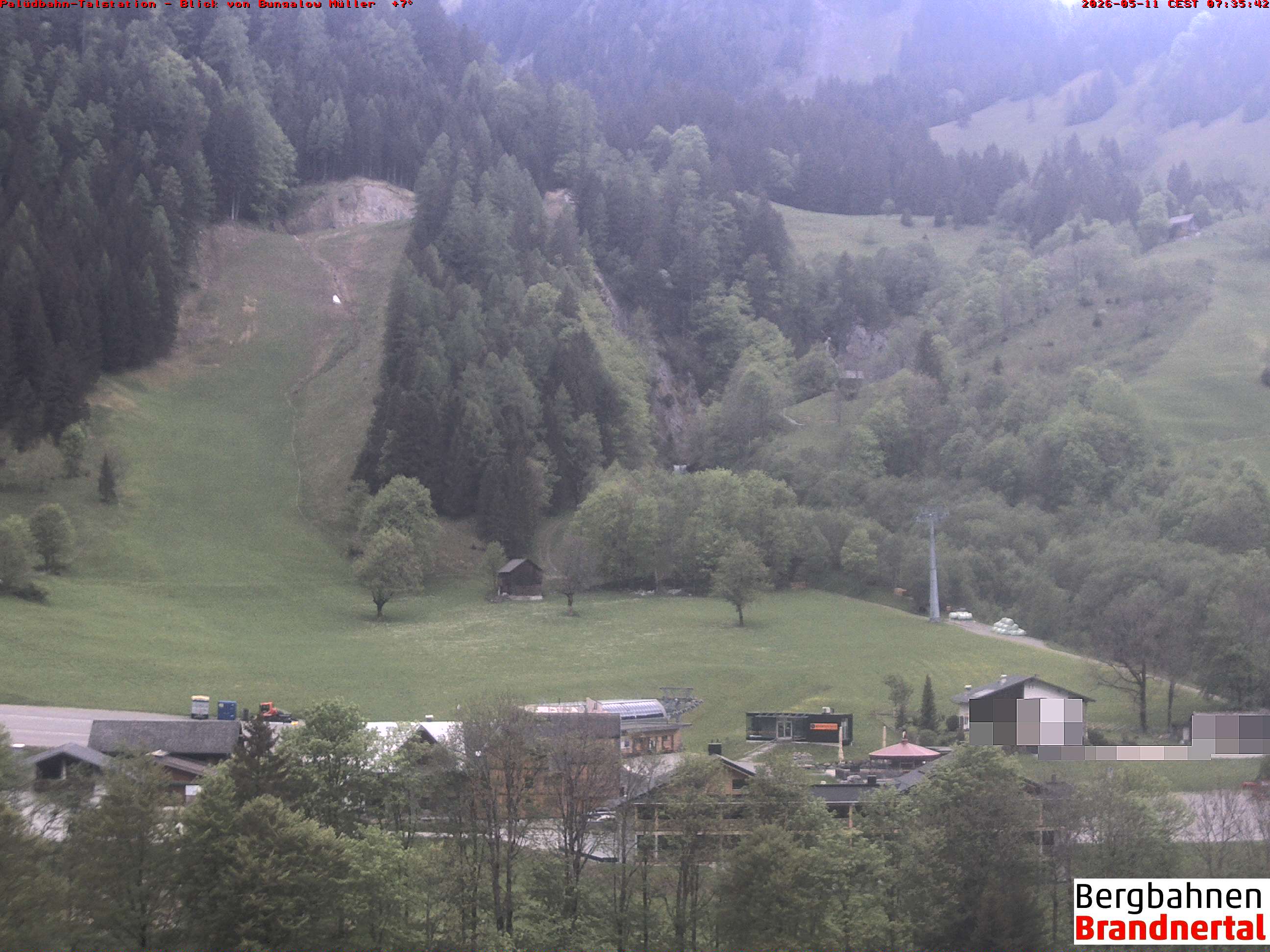Blick auf Palüdbahn von Bungalow Müller