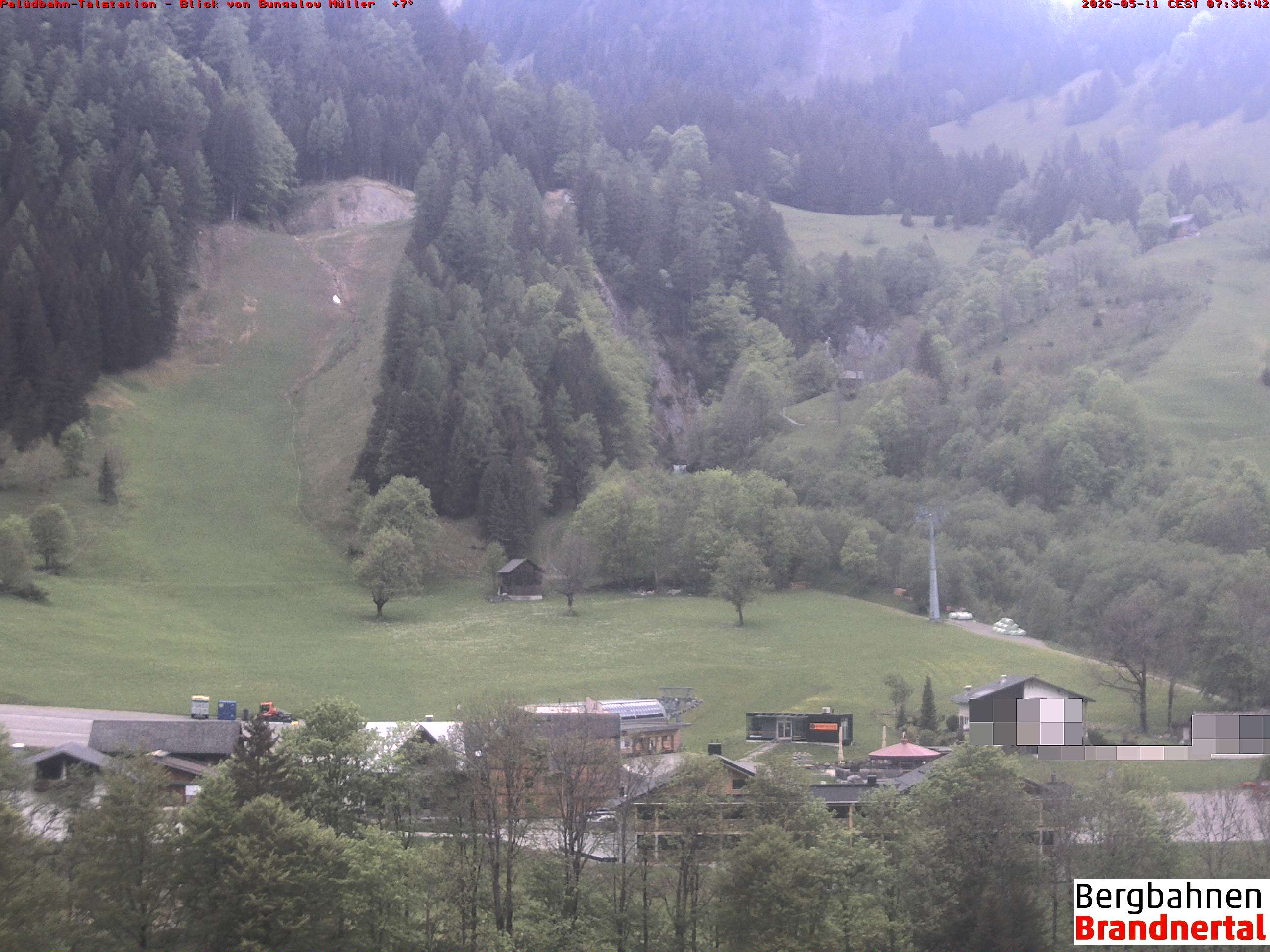 Blick auf Palüdbahn von Bungalow Müller