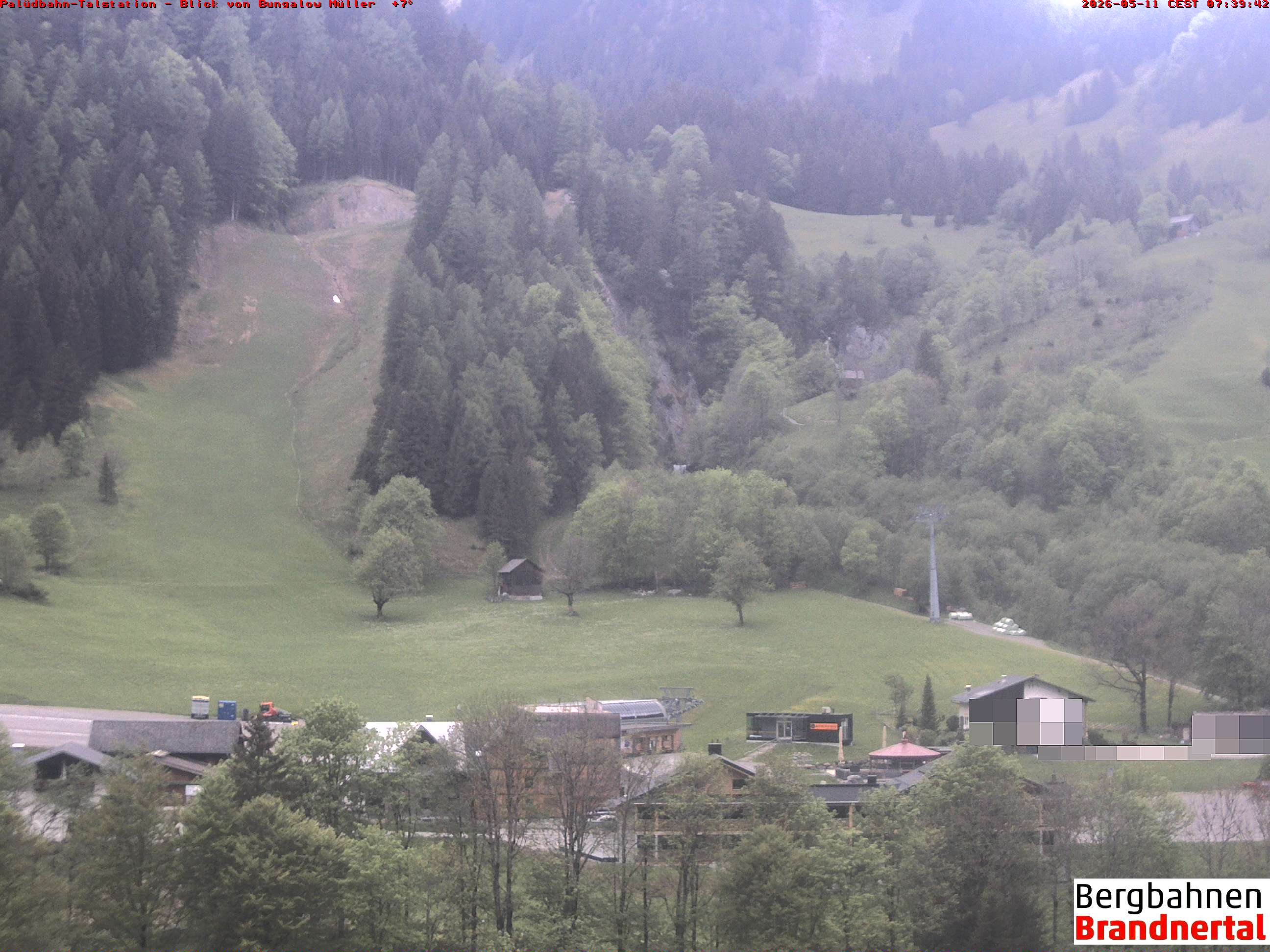Blick auf Palüdbahn von Bungalow Müller