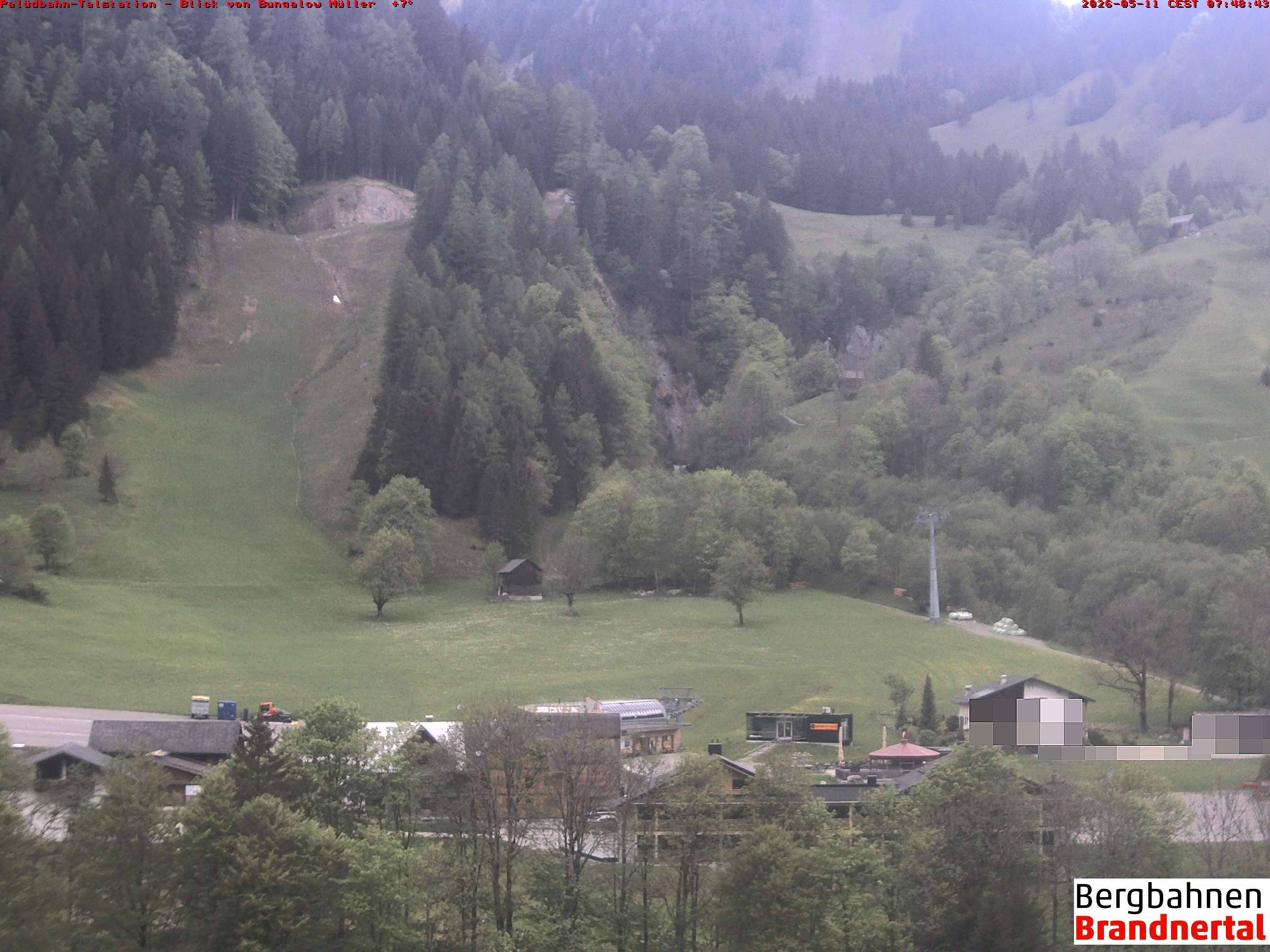 Blick auf Palüdbahn von Bungalow Müller