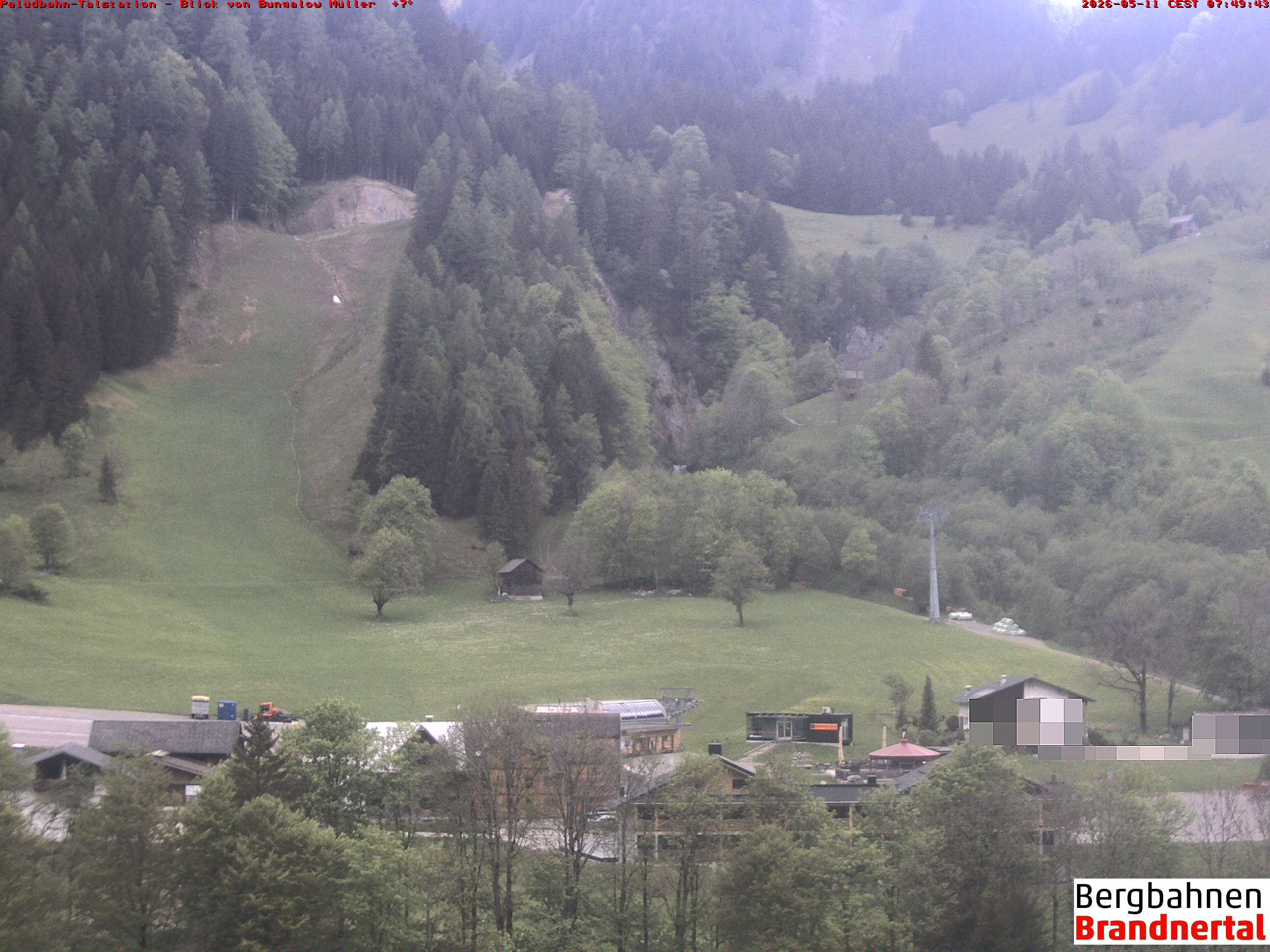 Blick auf Palüdbahn von Bungalow Müller
