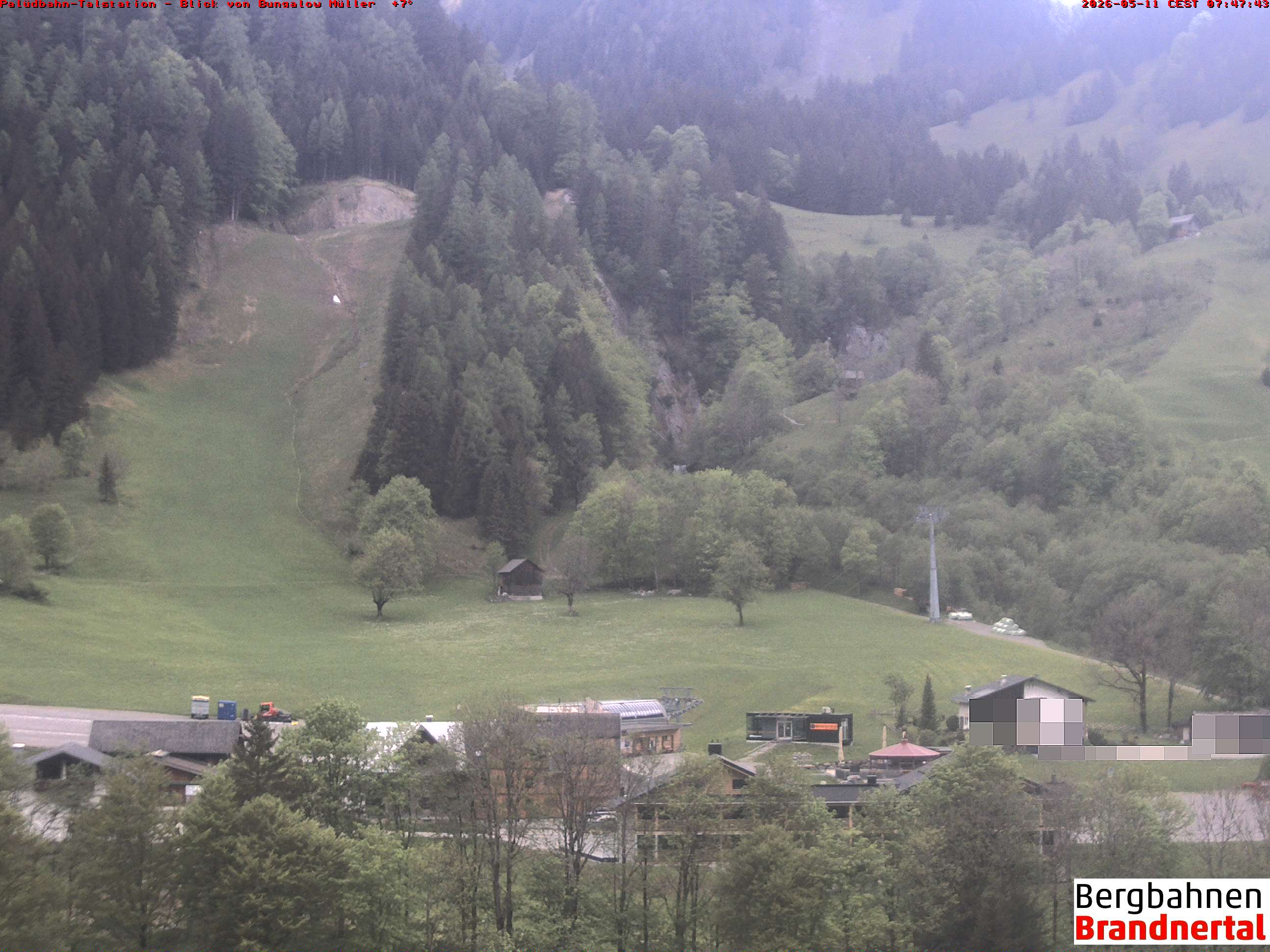 Blick auf Palüdbahn von Bungalow Müller