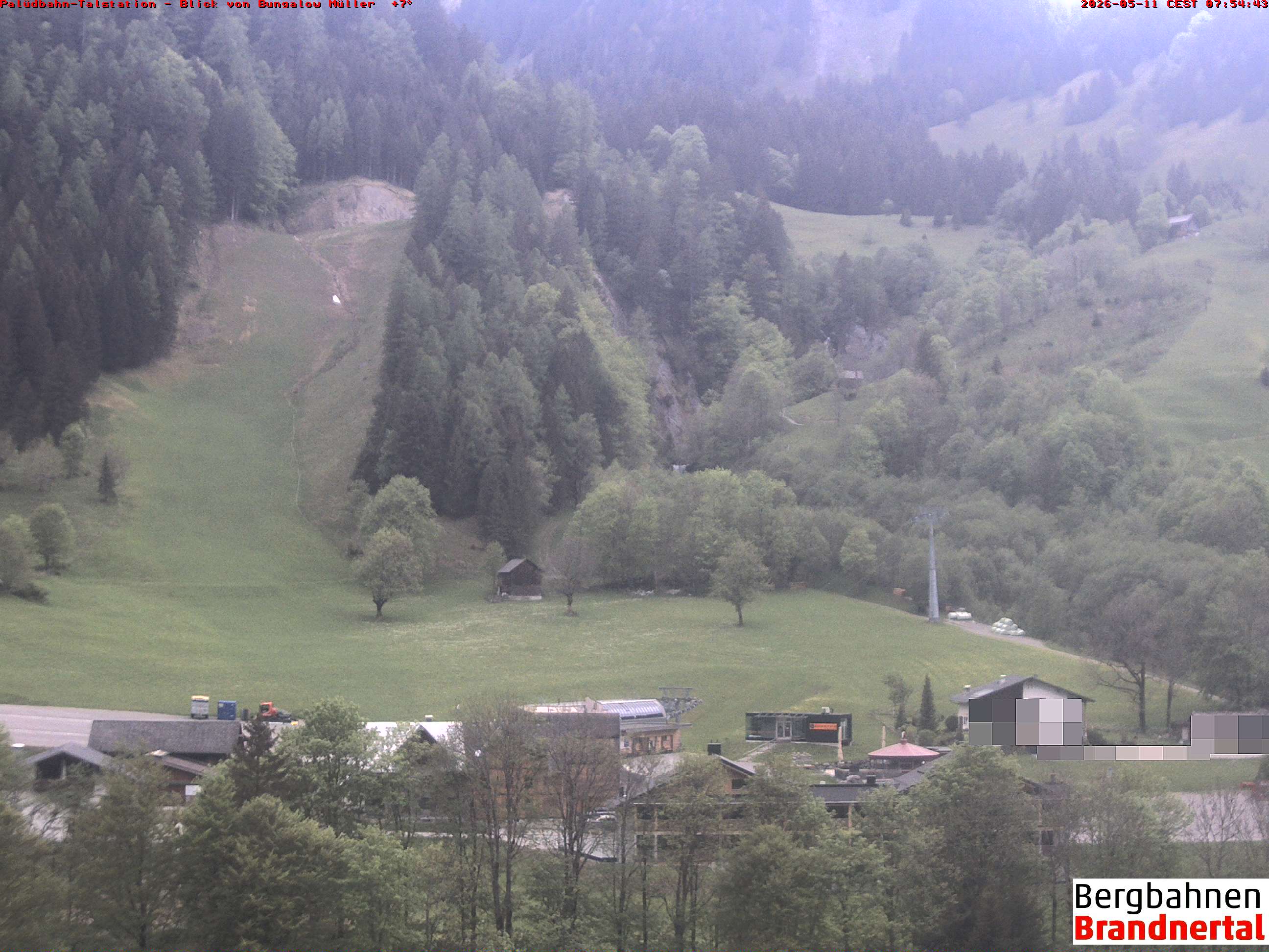 Blick auf Palüdbahn von Bungalow Müller