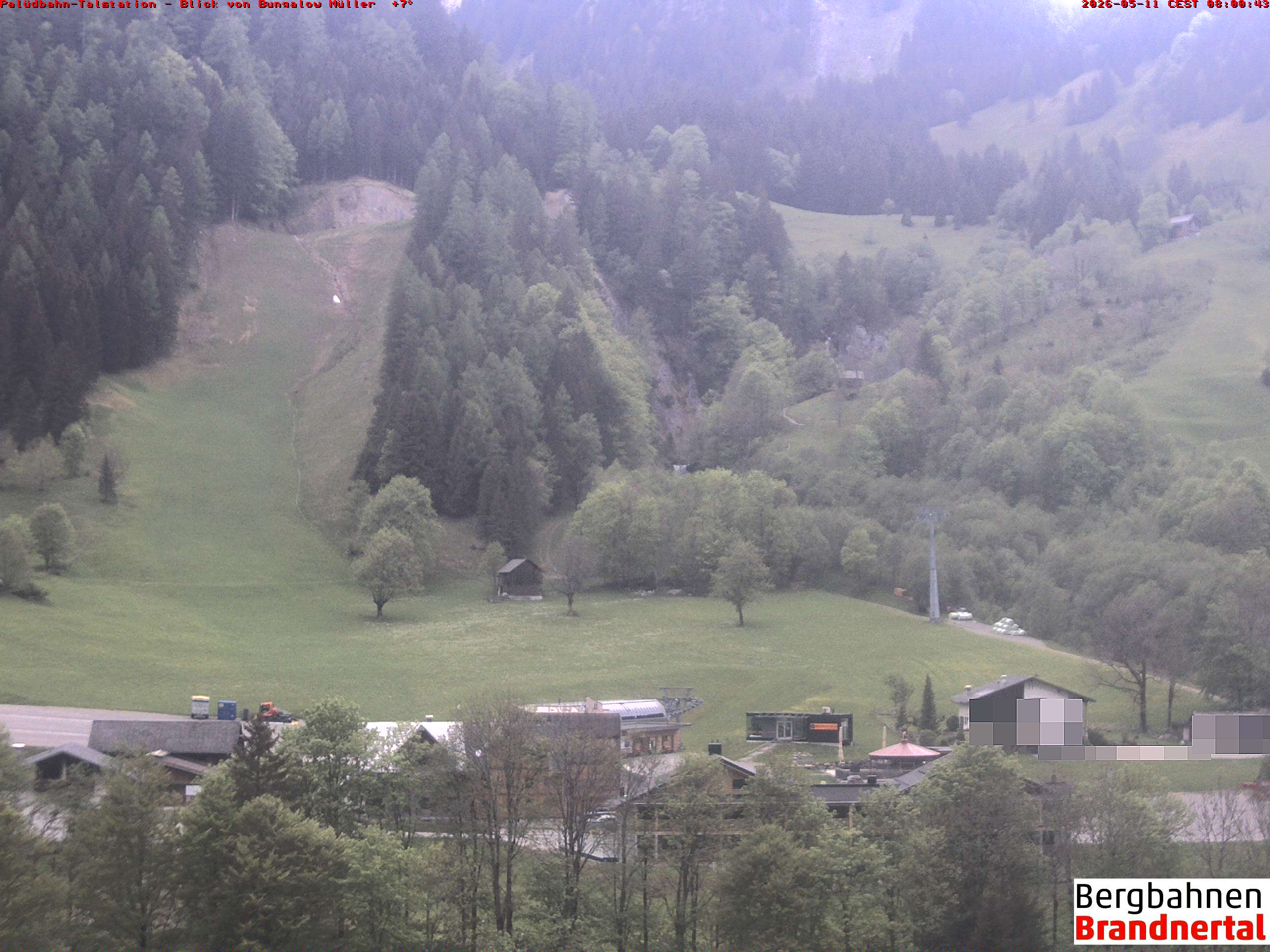 Blick auf Palüdbahn von Bungalow Müller