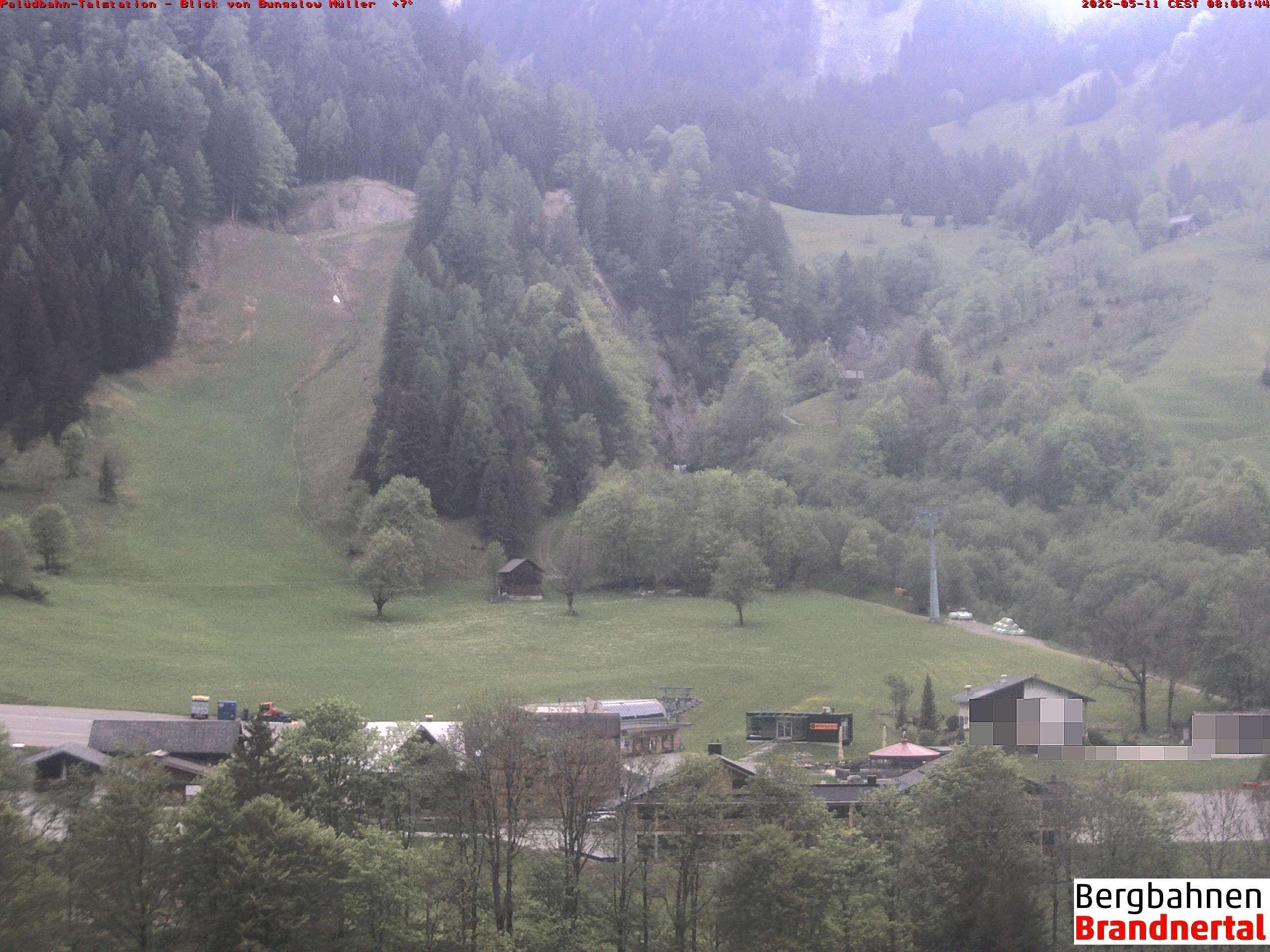 Blick auf Palüdbahn von Bungalow Müller
