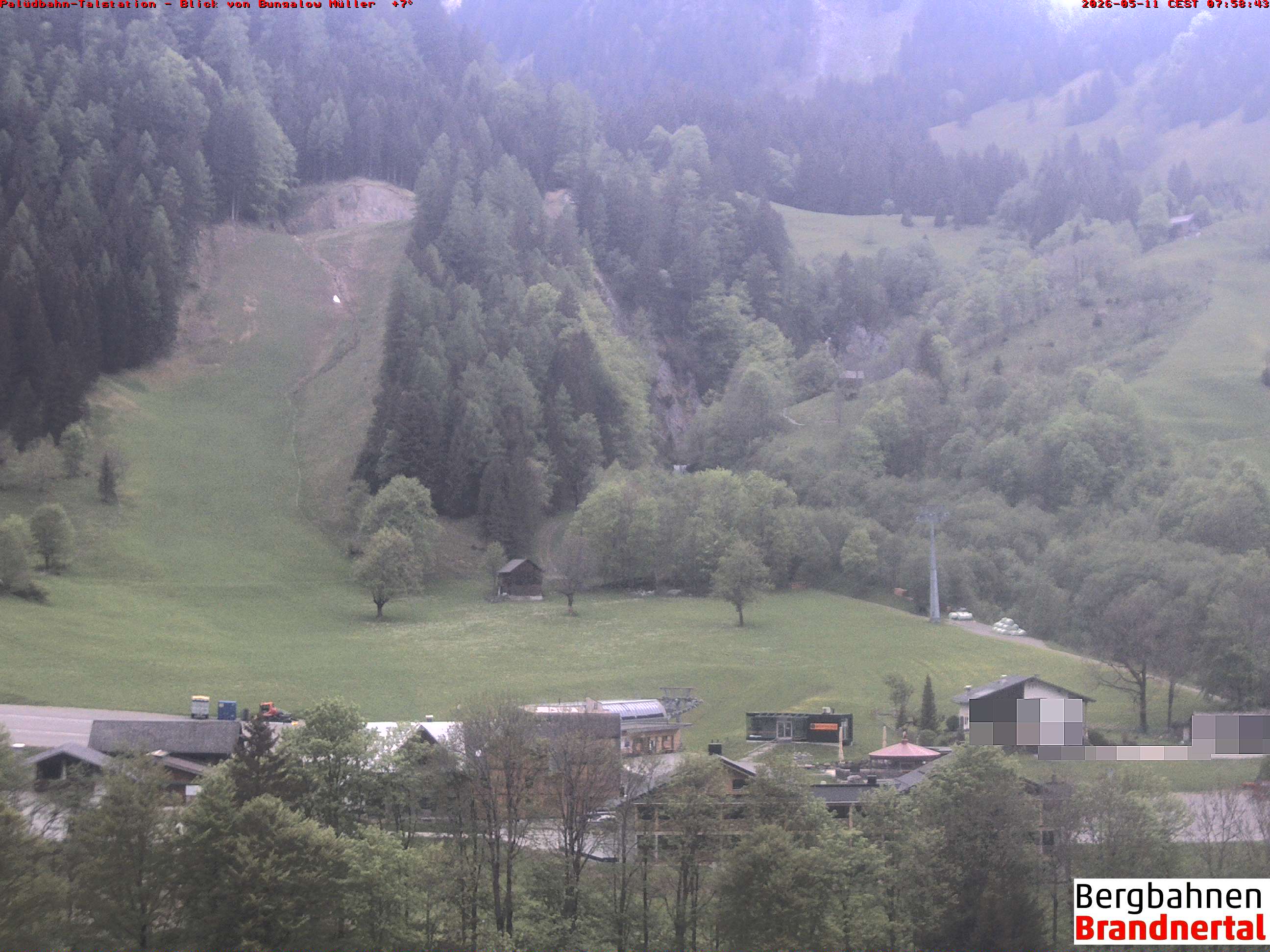Blick auf Palüdbahn von Bungalow Müller