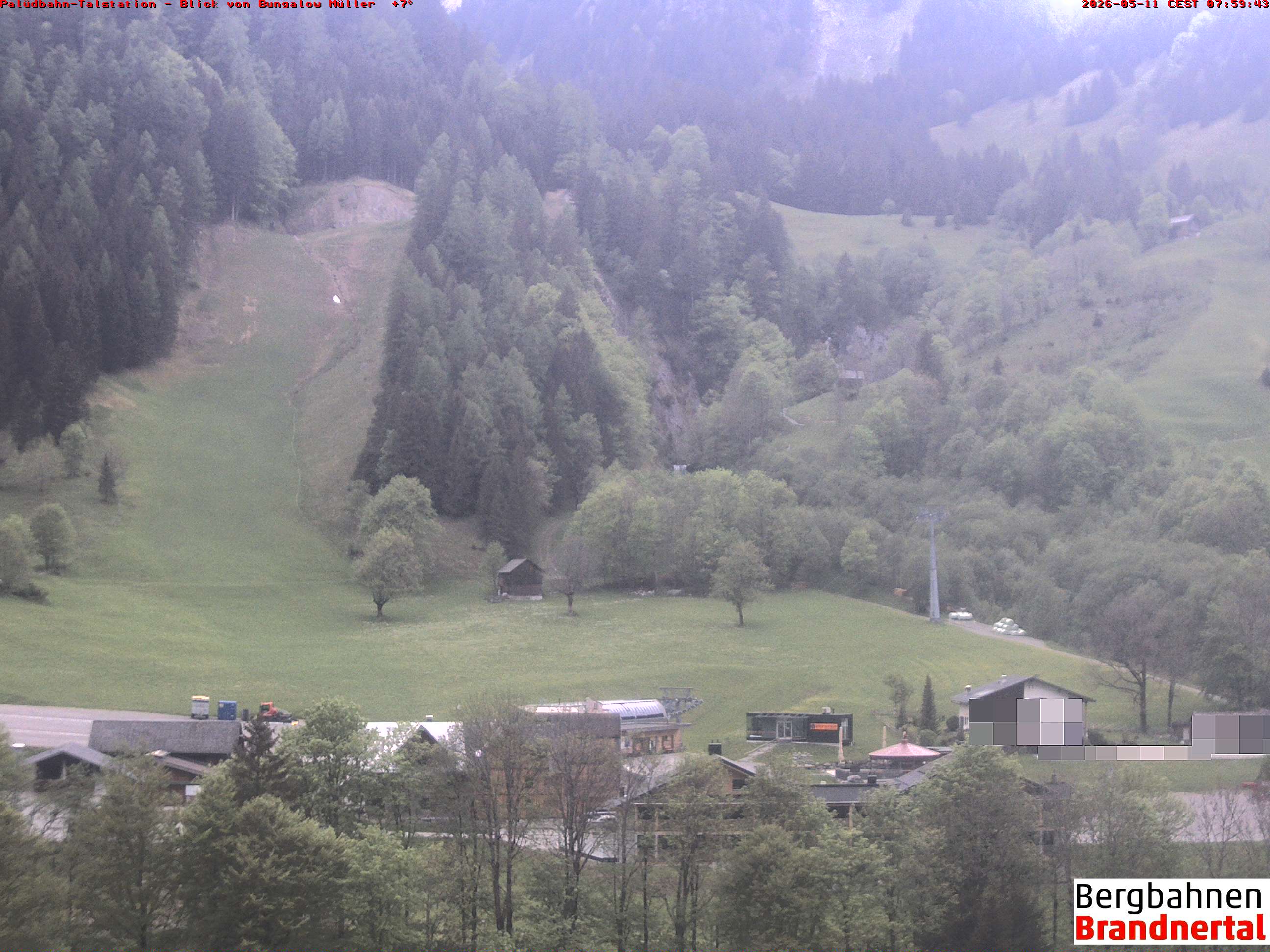Blick auf Palüdbahn von Bungalow Müller
