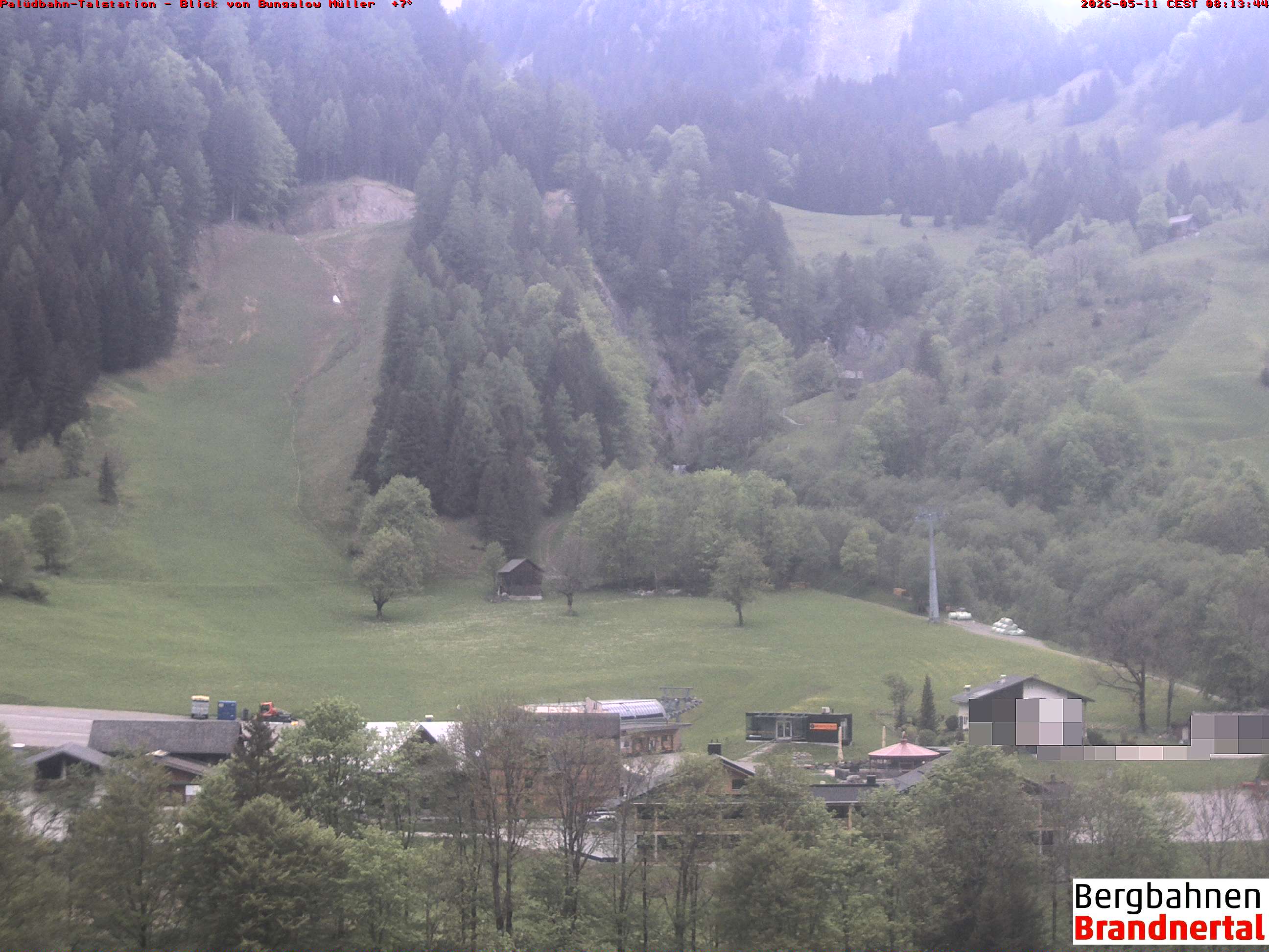 Blick auf Palüdbahn von Bungalow Müller